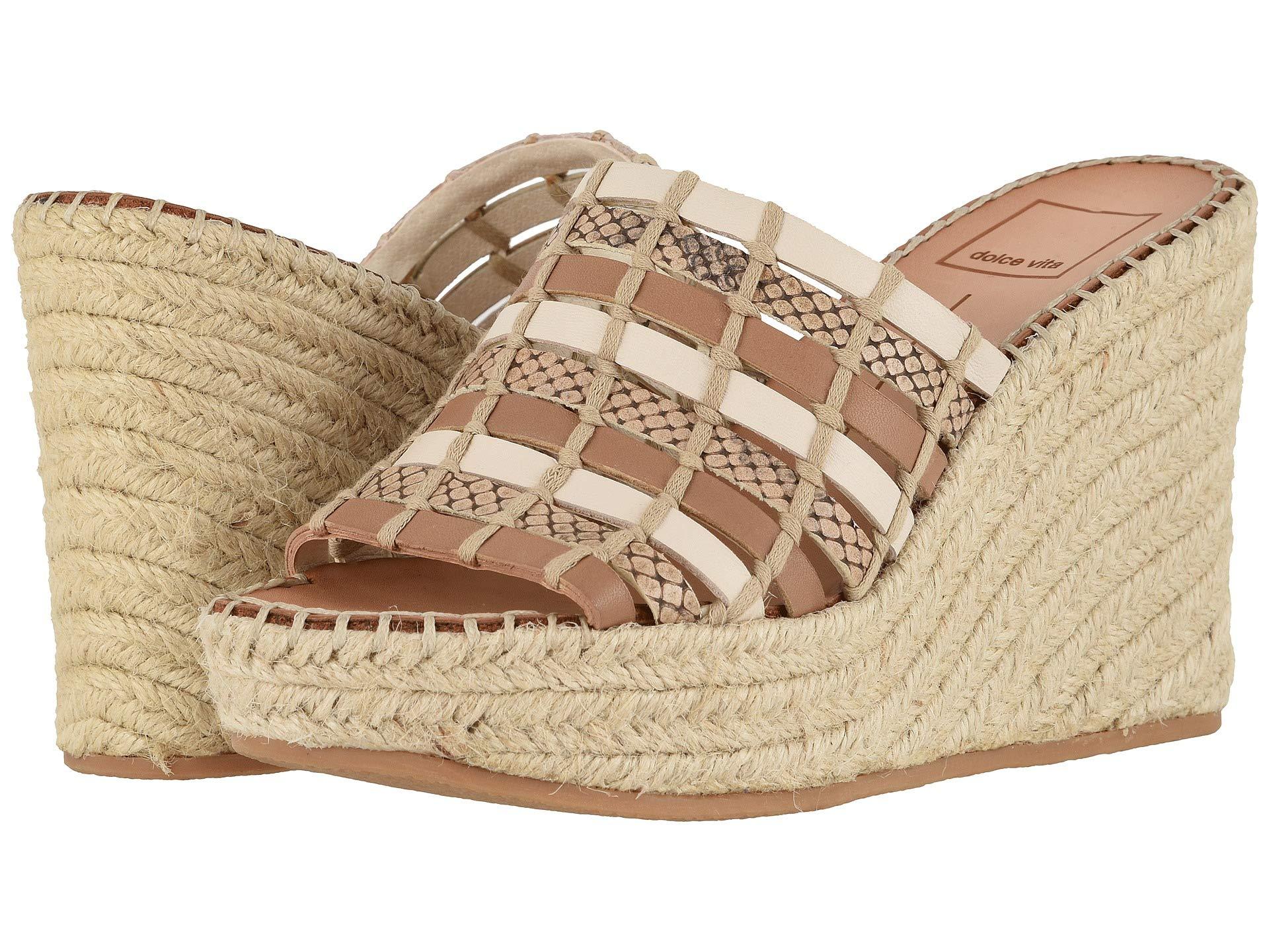 prue platform wedge sandal