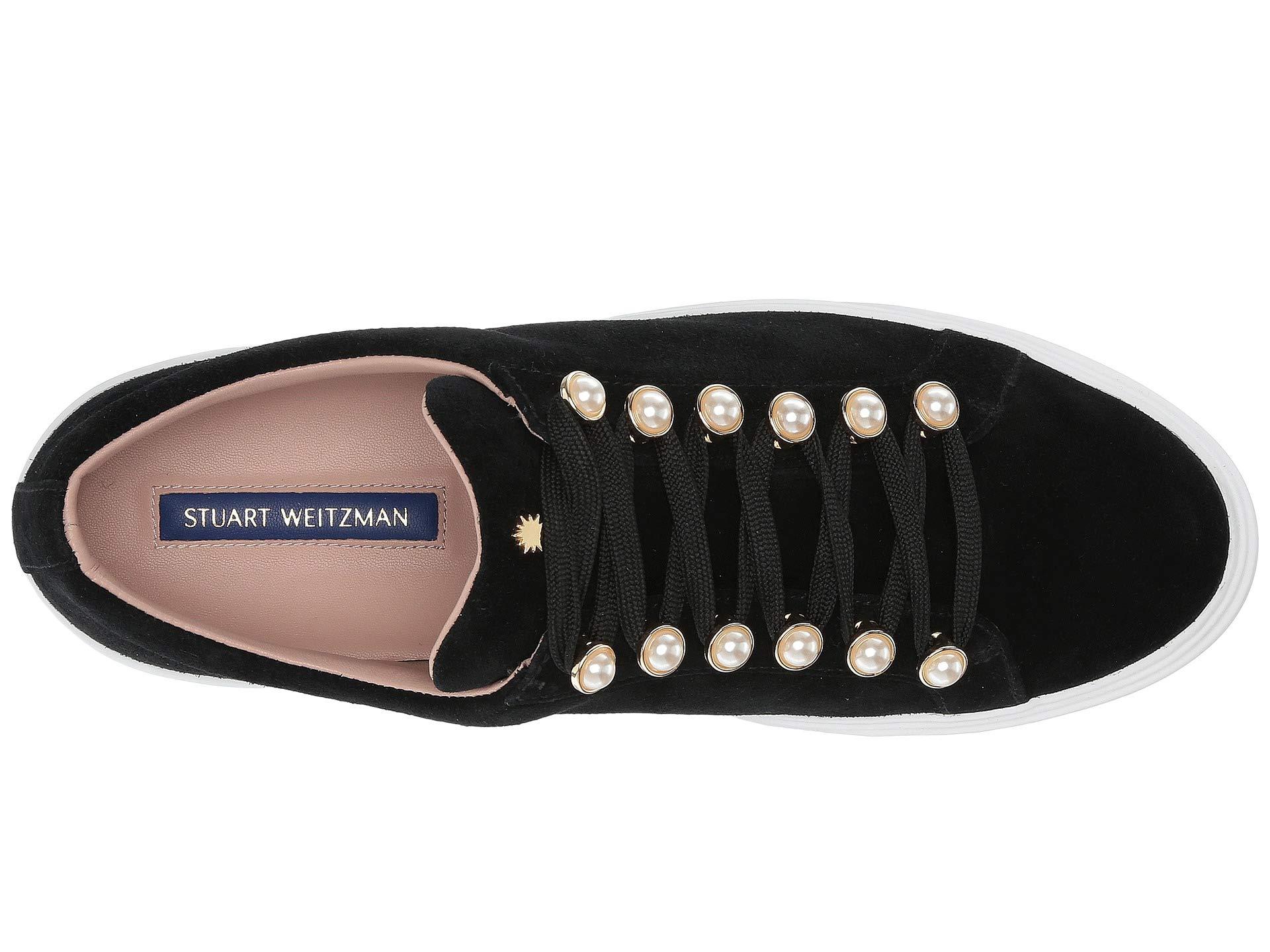 excelsa leather sneaker stuart weitzman