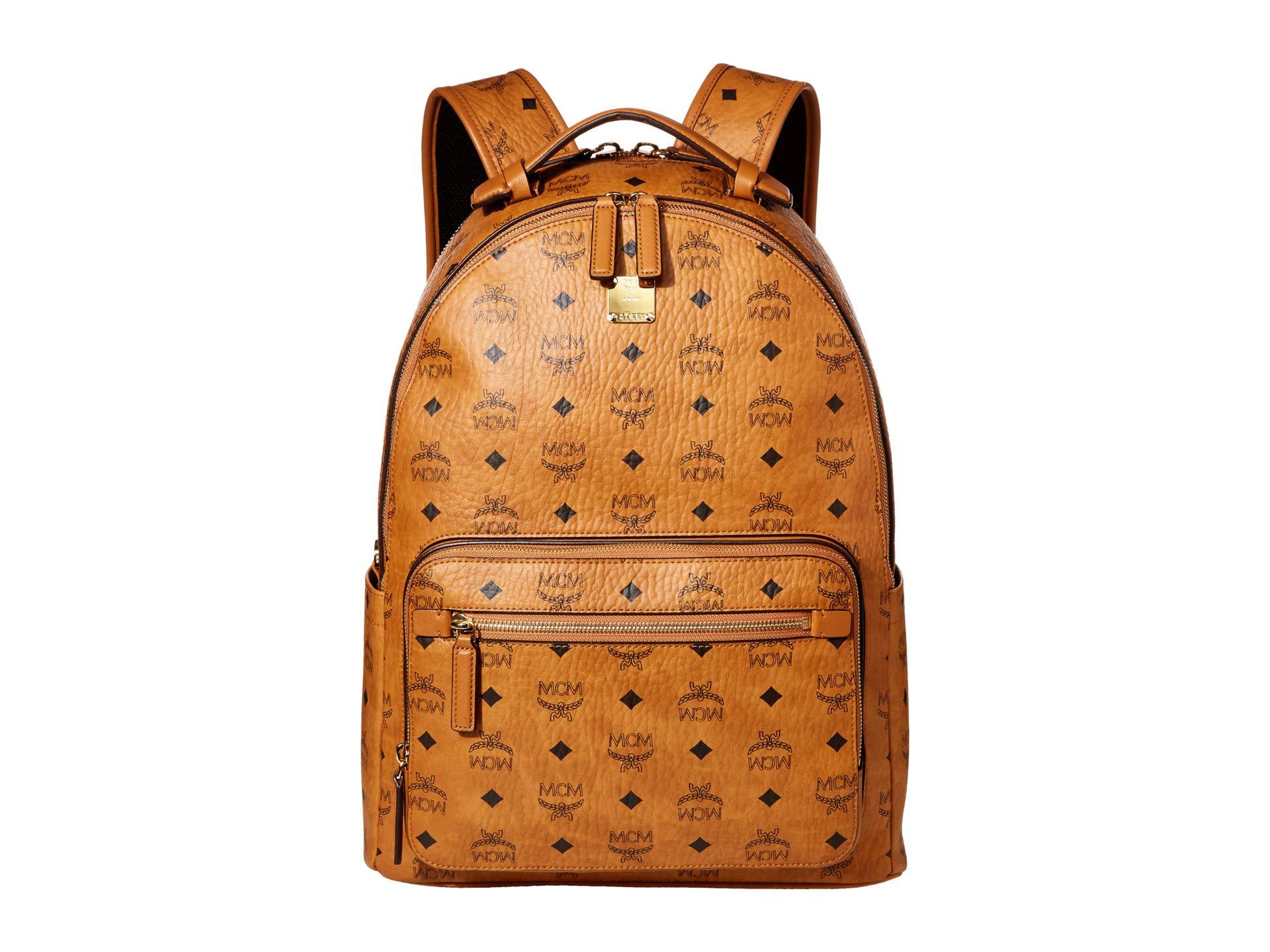 mcm backpack tan