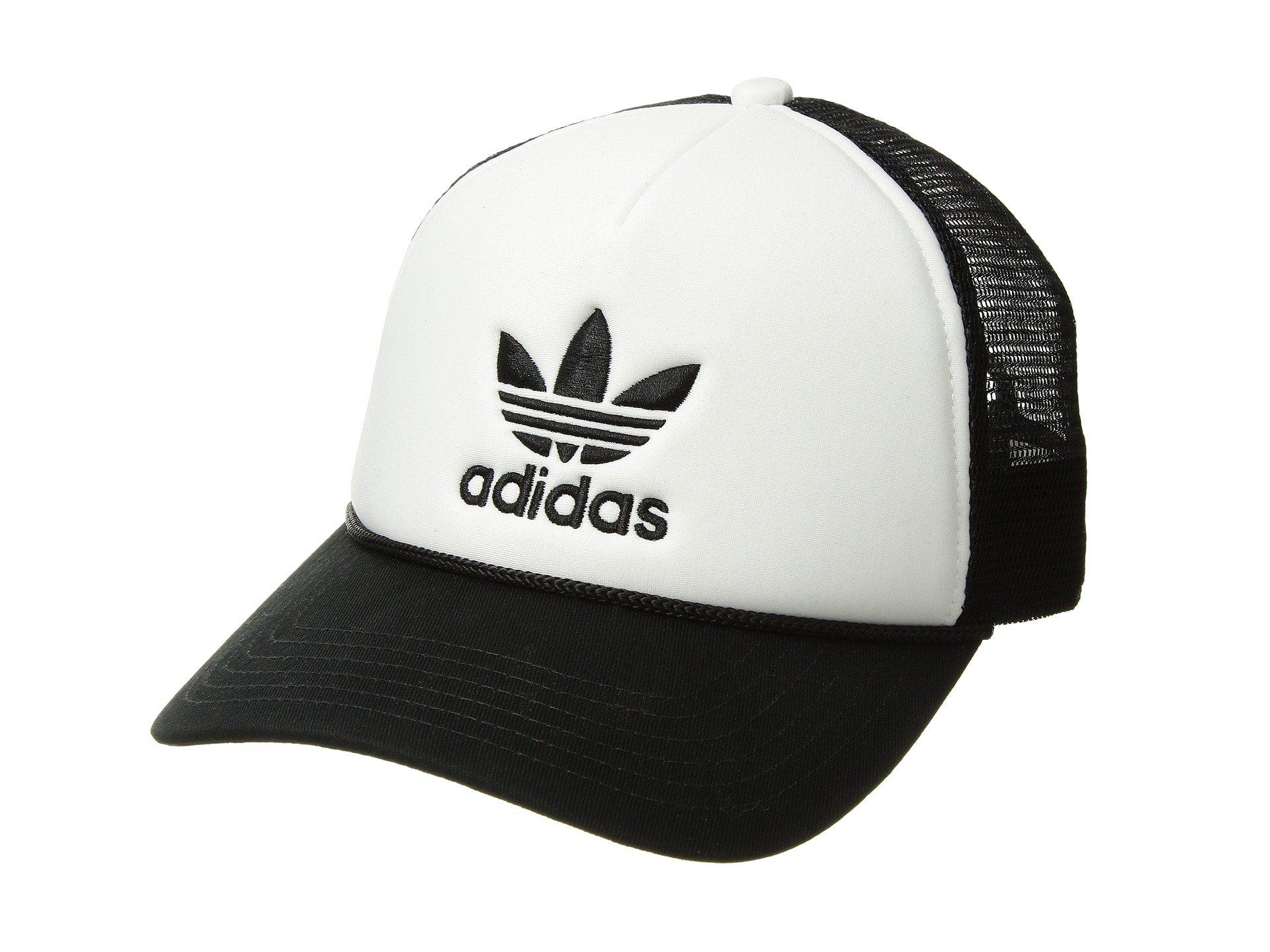 Trefoil Snapback Originals (black/white) Caps Originals adidas Lyst | Mesh