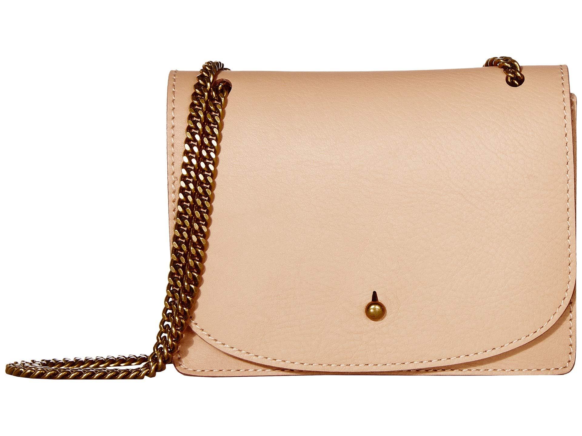 Madewell Leather The Chain Crossbody Bag in Beige (Natural) - Lyst