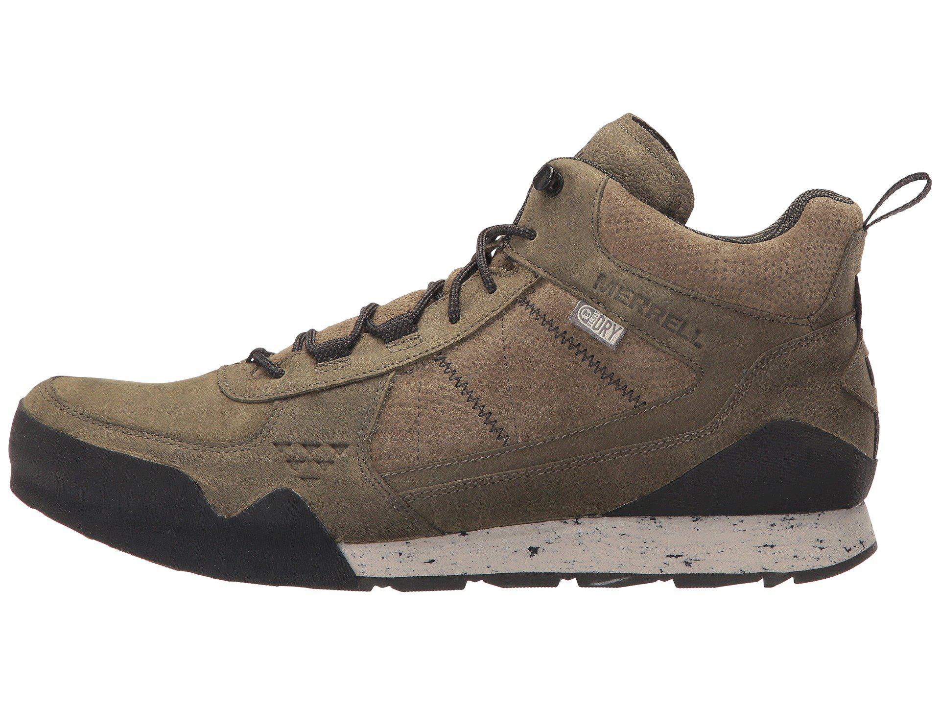 merrell burnt rock mid waterproof