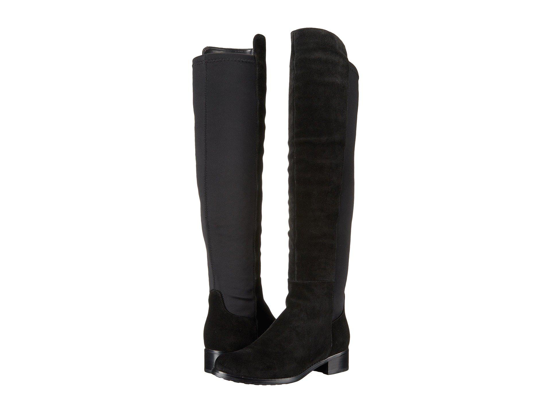 Lyst - Blondo Velma Waterproof Boot (black Suede) Women's Boots in ...