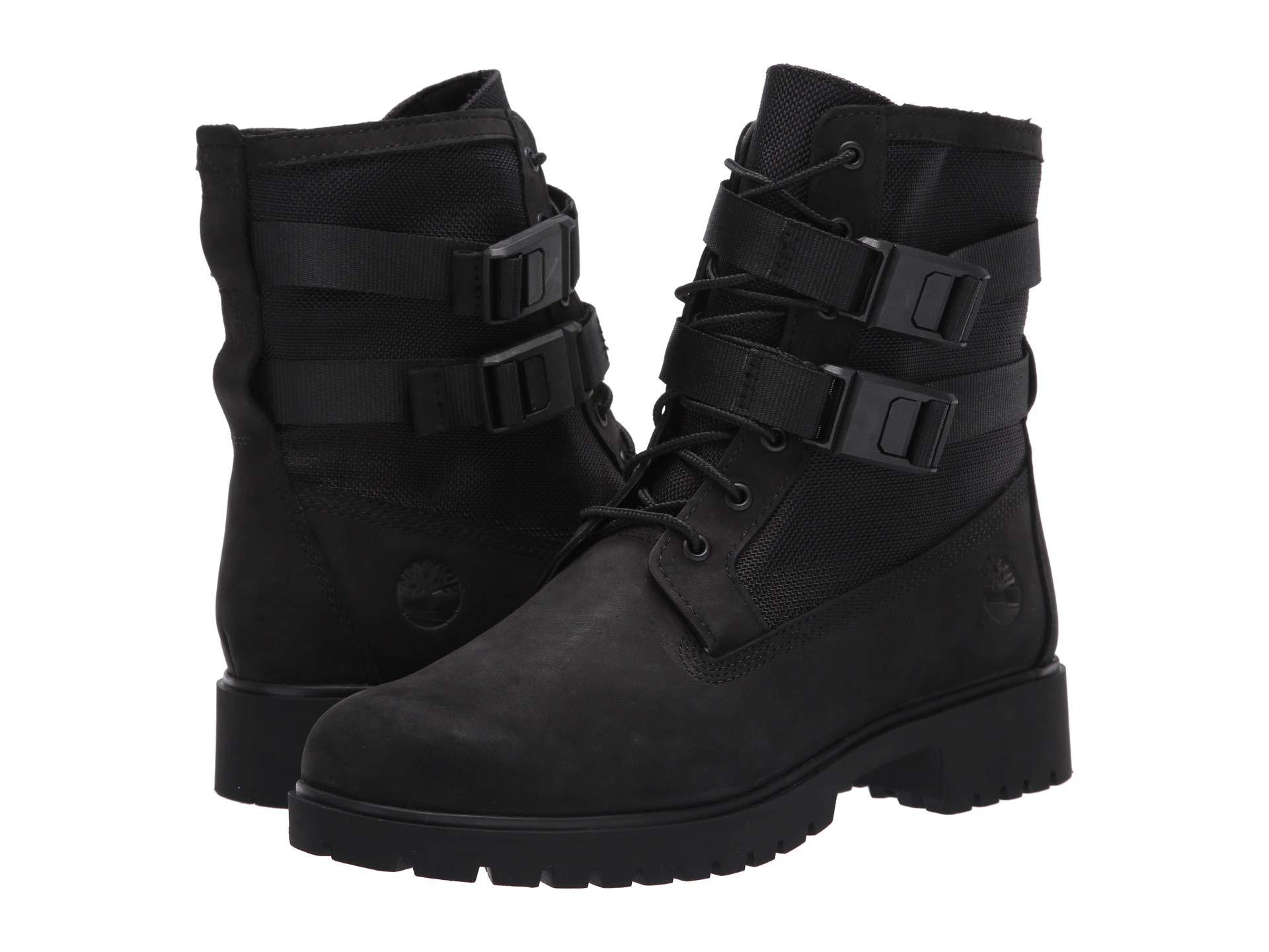 Timberland Synthetic Jayne Double Buckle Waterproof Boot in Black - Lyst