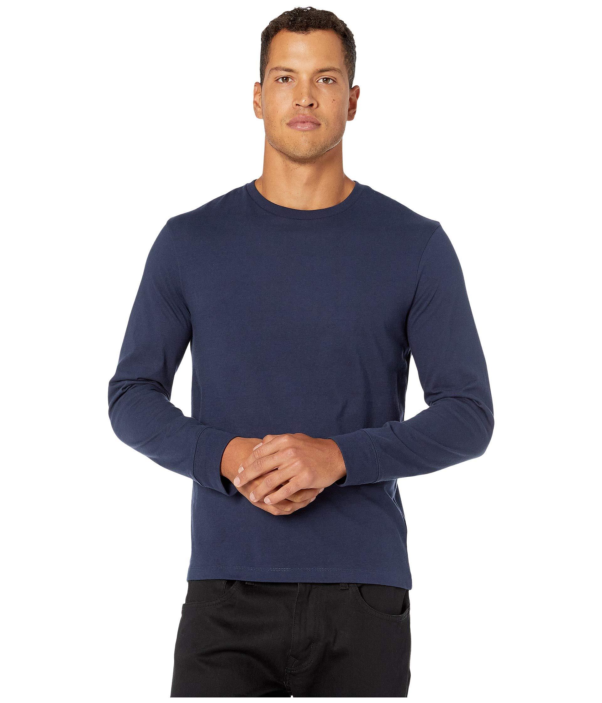 J.Crew Cotton Essential Crewneck Long-sleeve T-shirt in Navy (Blue) for ...