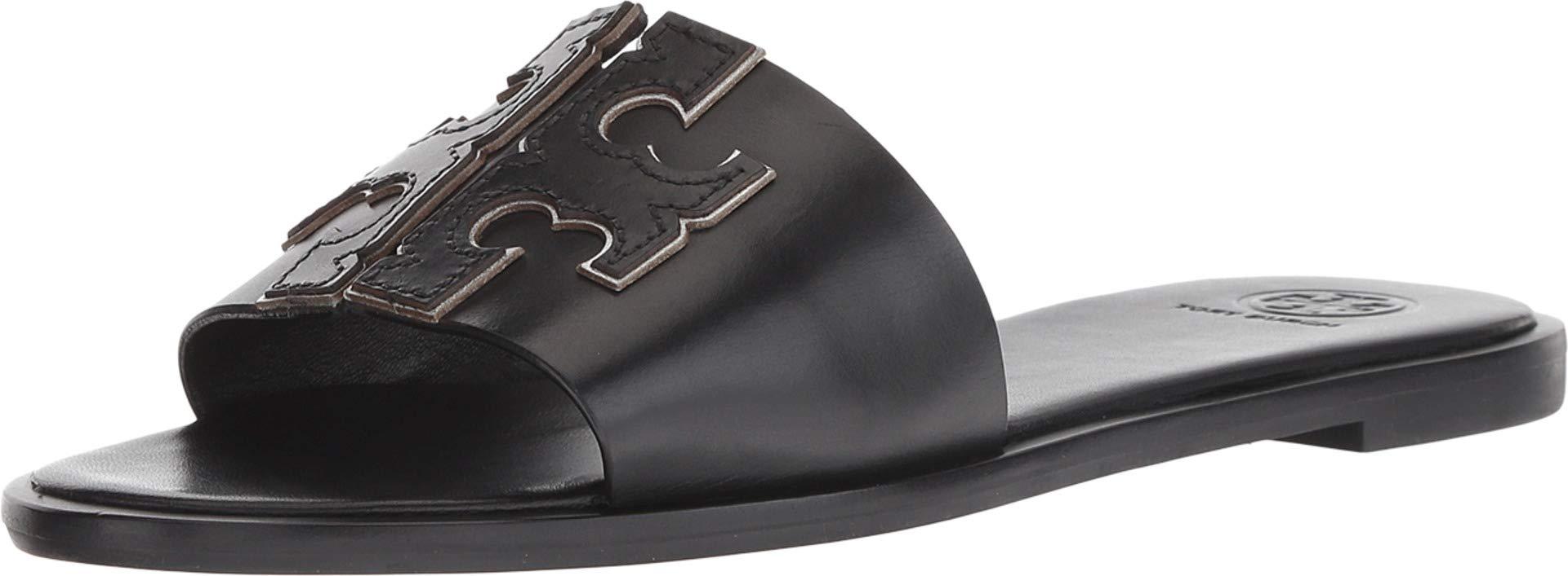 tory burch ines mid heel slide