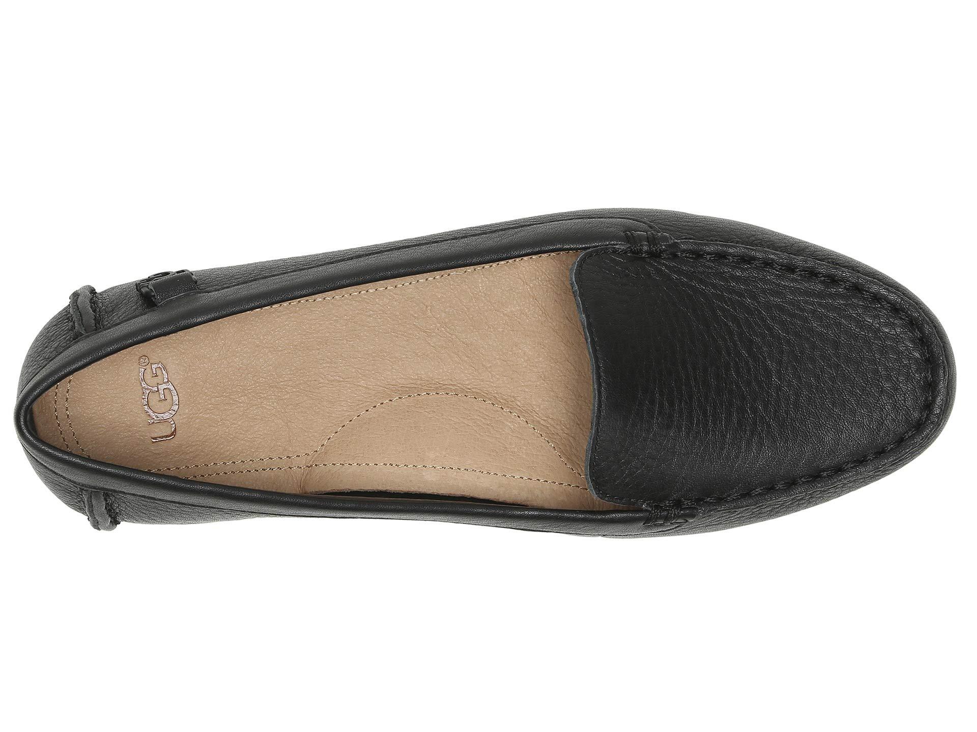 ugg flores leather flat