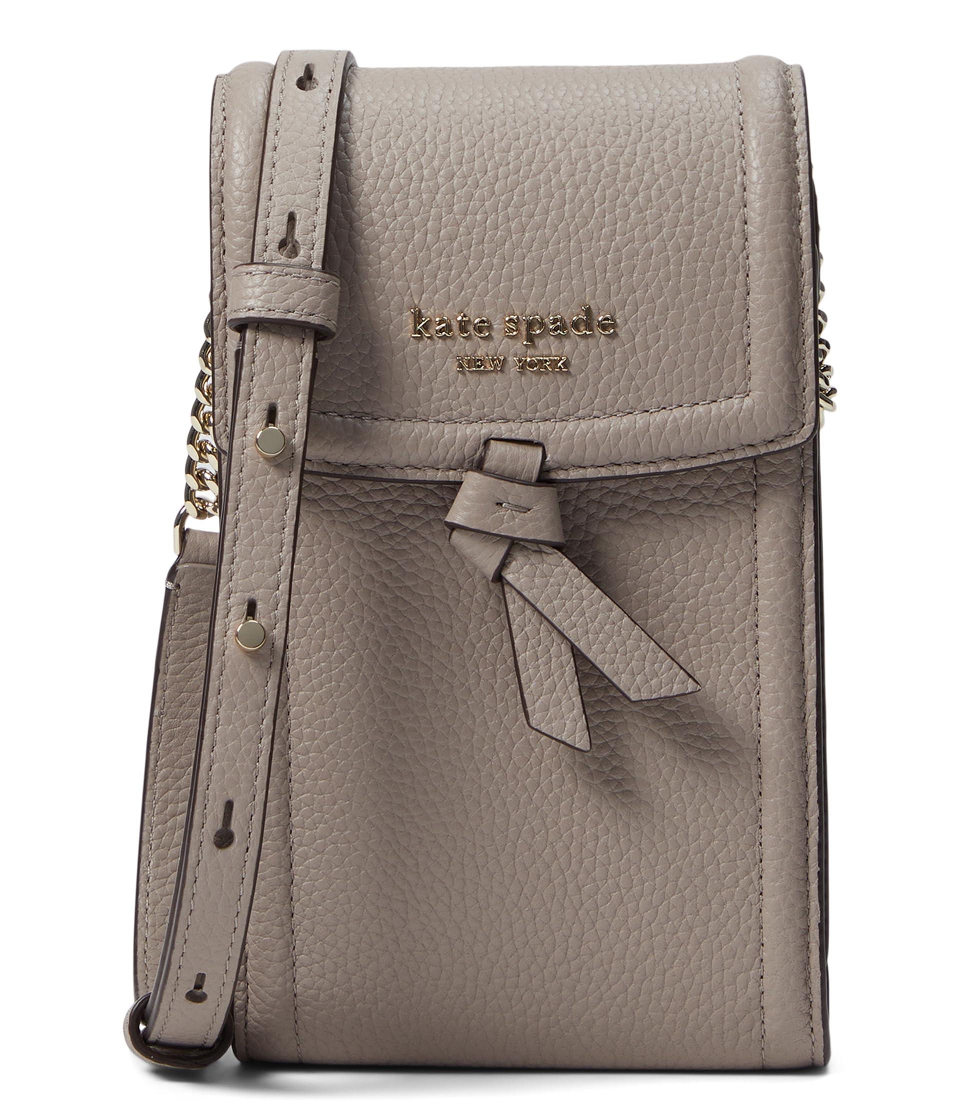 kate spade new york Knott Leather Phone Crossbody Bag