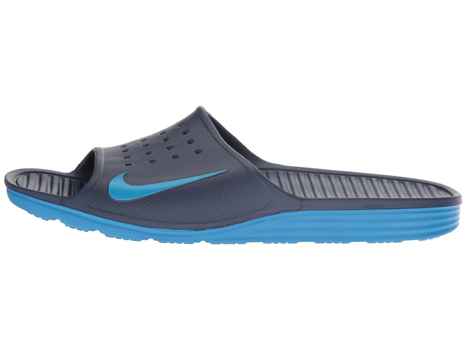 Nike Rubber Solarsoft Slide in Blue for Men - Lyst