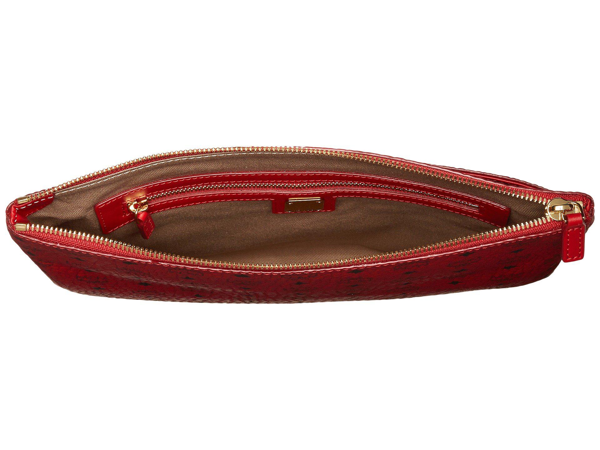 red mcm bolsa medium