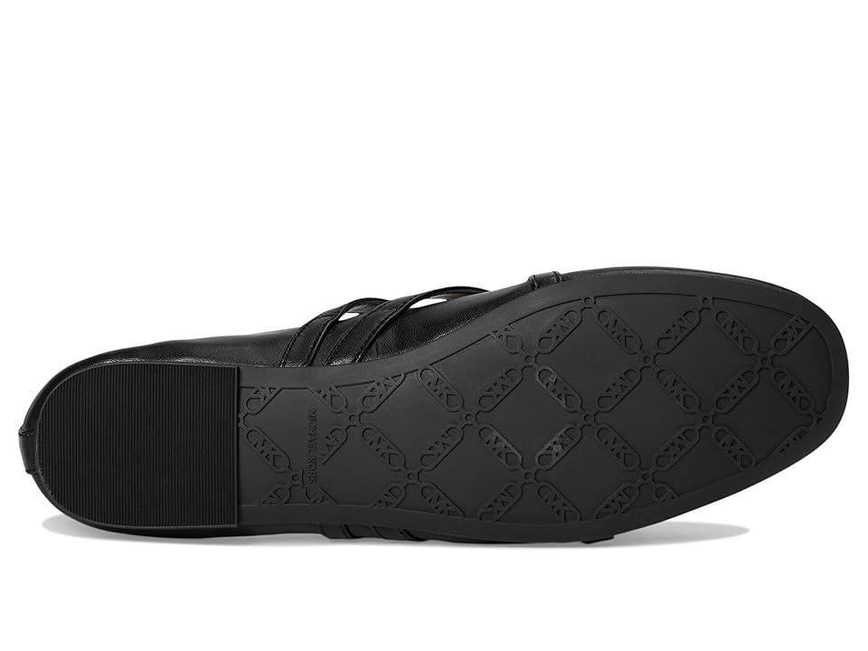 バレエシューズ Michael By Michael Kors Indy Flex Leather Ballerina Michael Kors Indy Flex Leather Mary Jane Ballet Flats