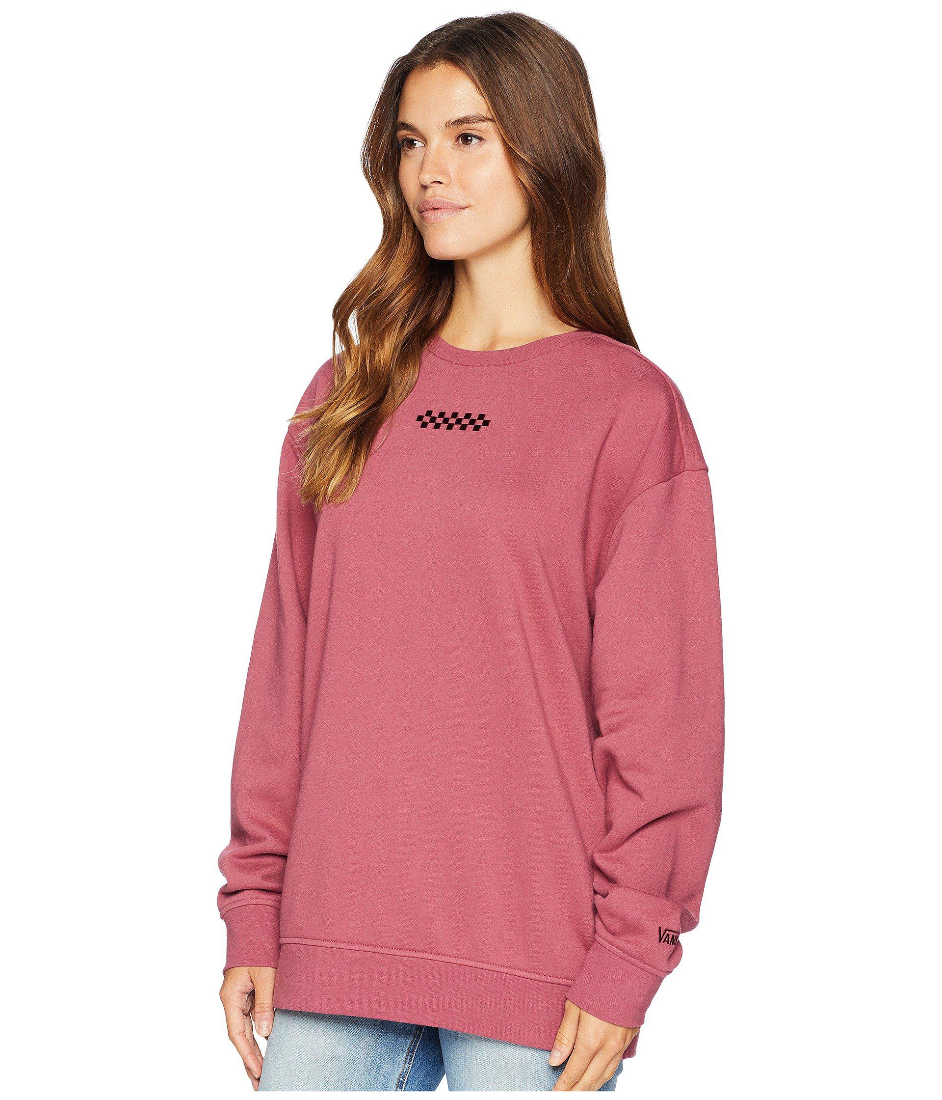 overtime rose crew sweater