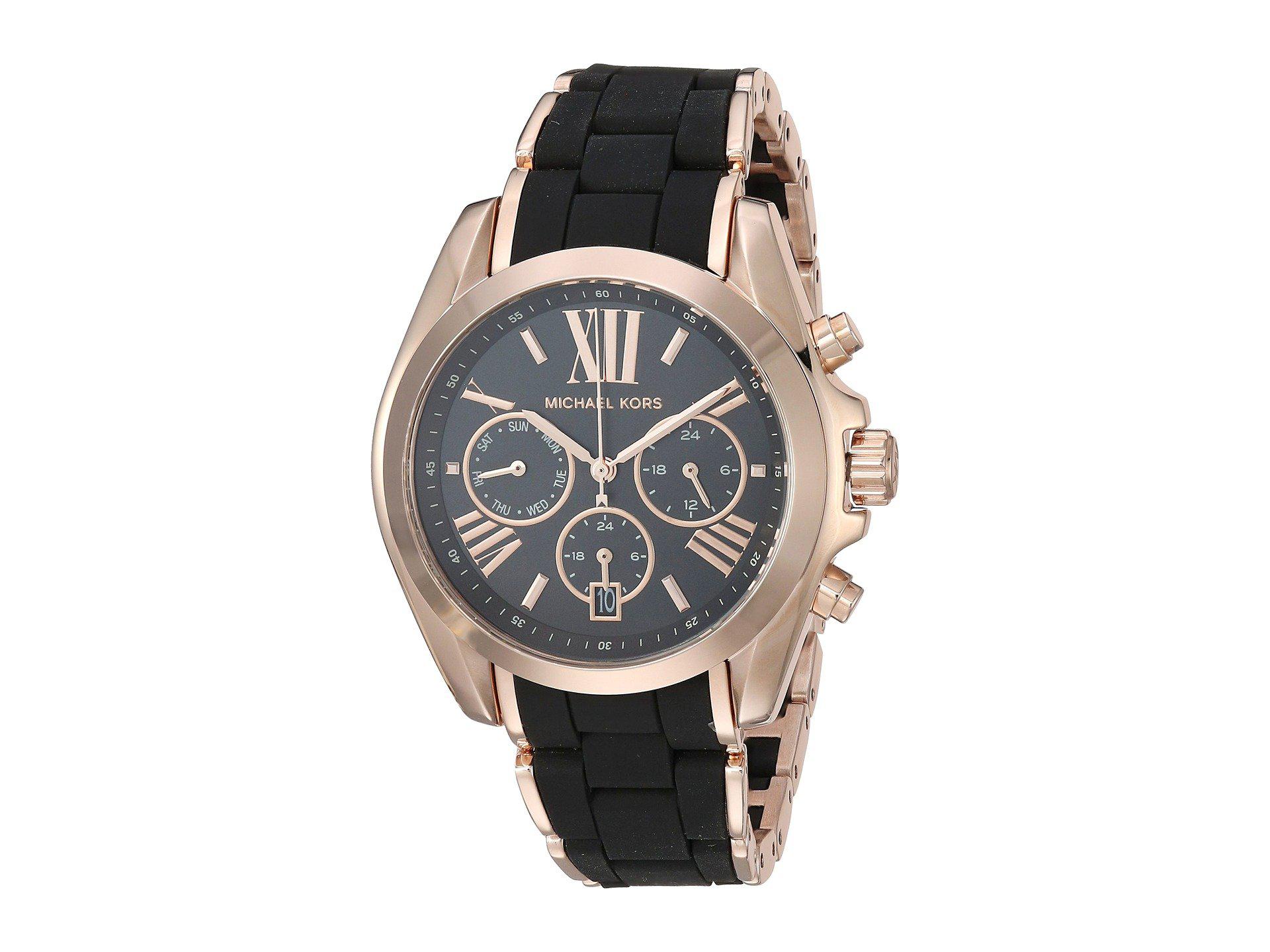 michael kors watches black and gold