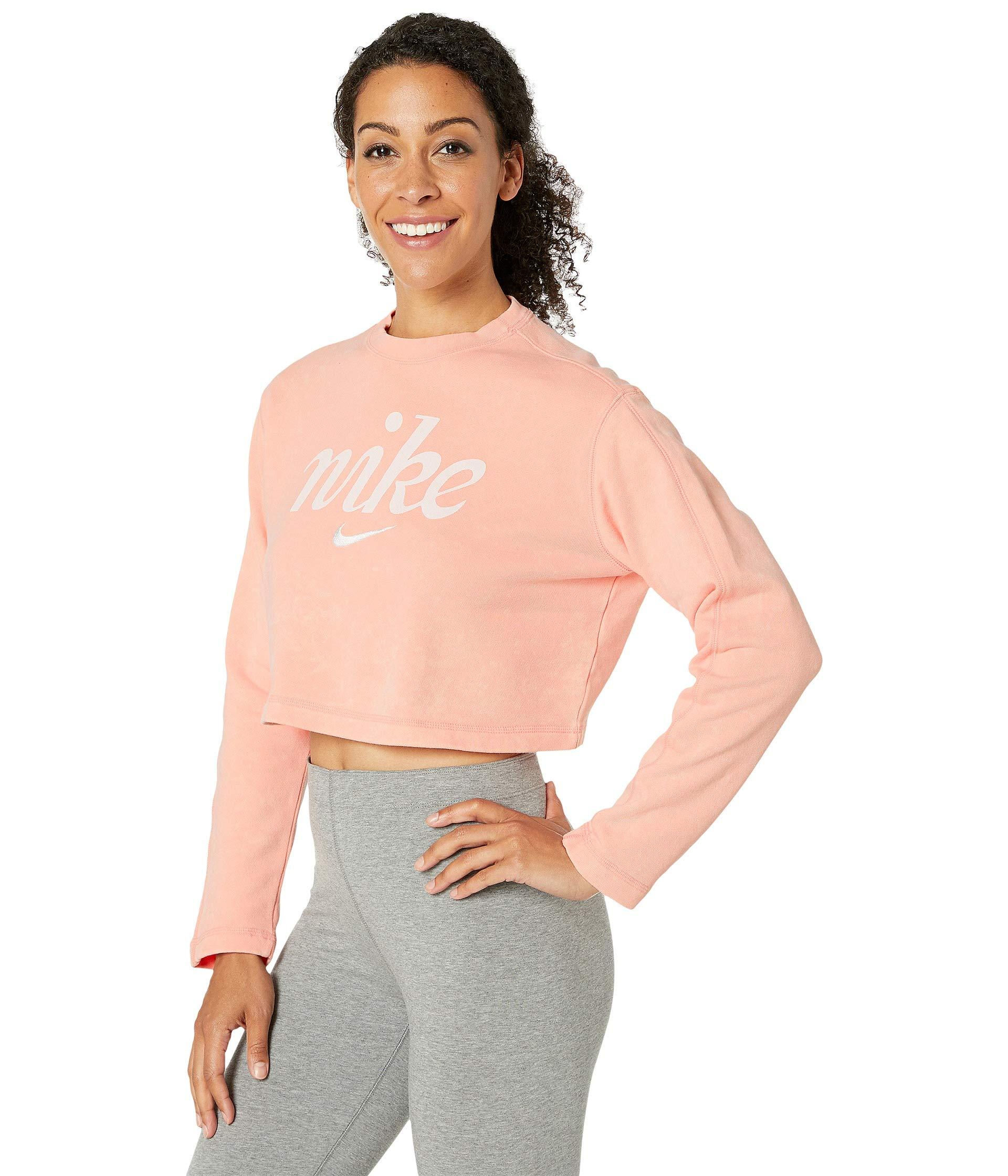 nike crop sweatshirt