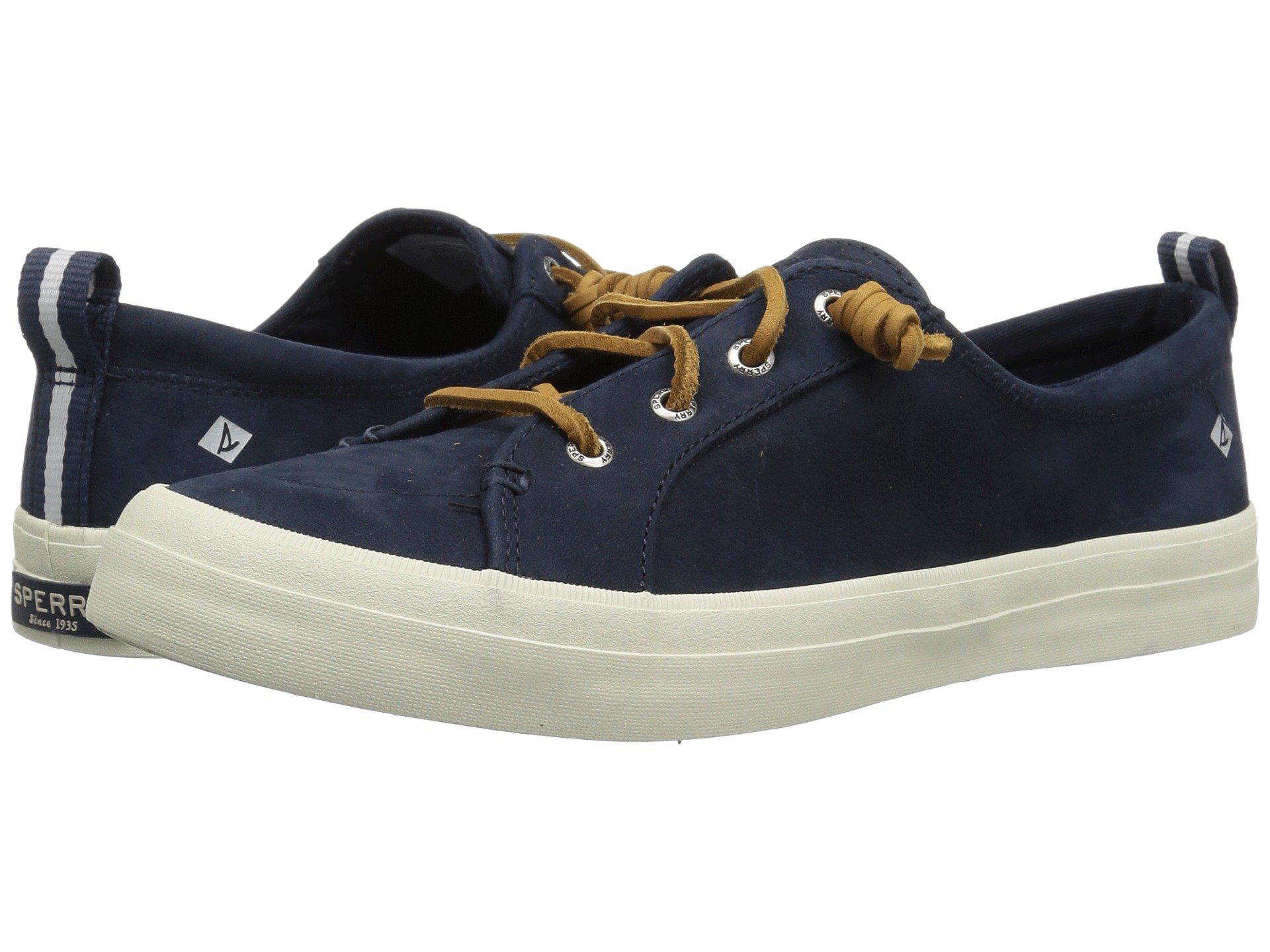sperry crest vibe washable leather sneaker