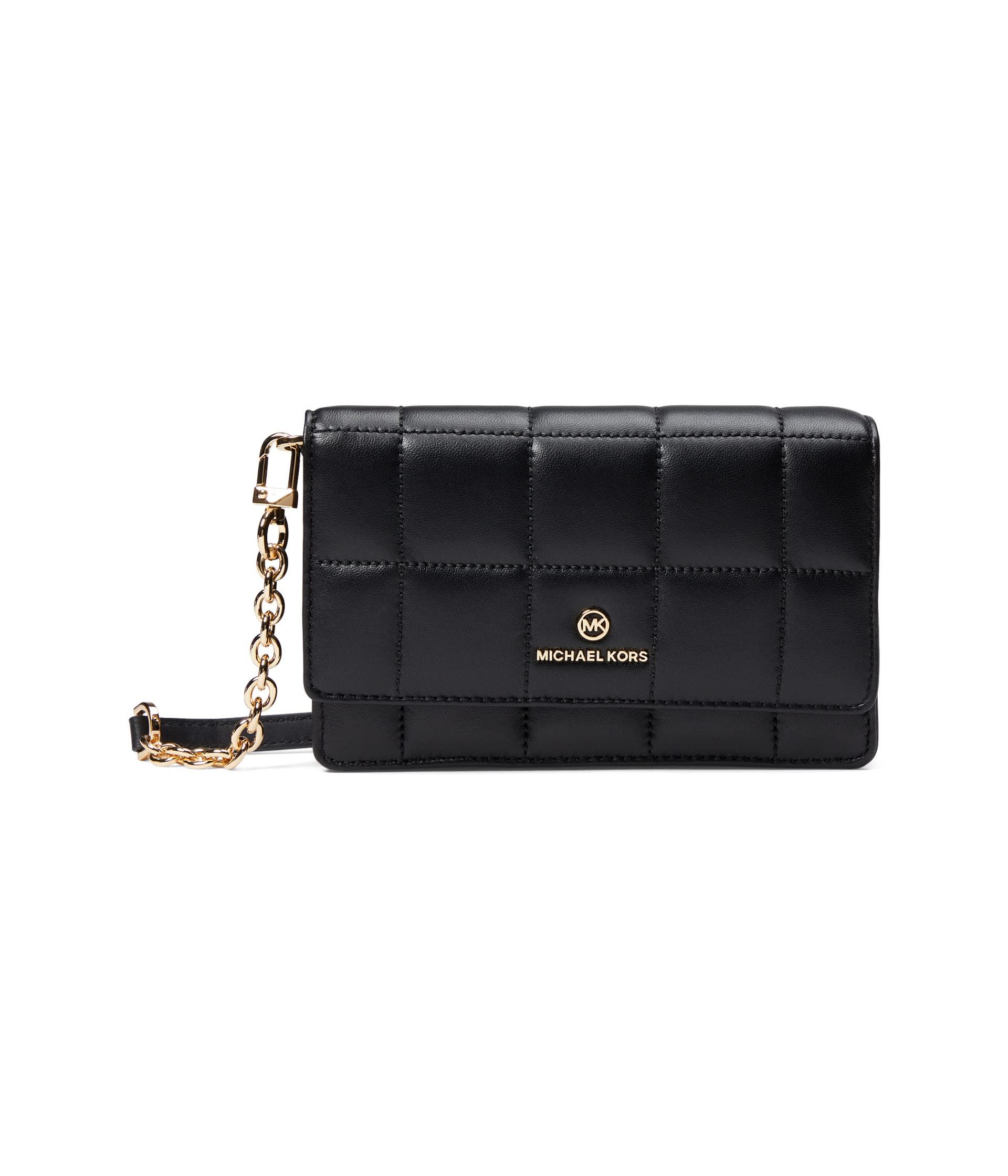 MICHAEL Michael Kors Jet Set Charm Small Phone Chain Crossbody in Black