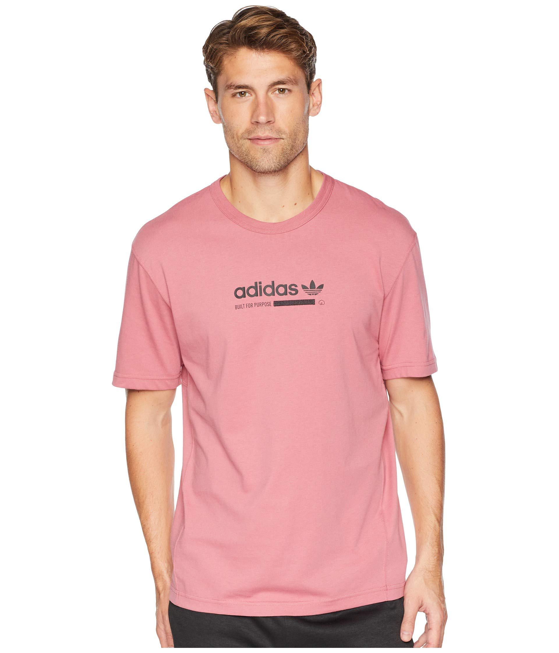trace pink adidas shirt