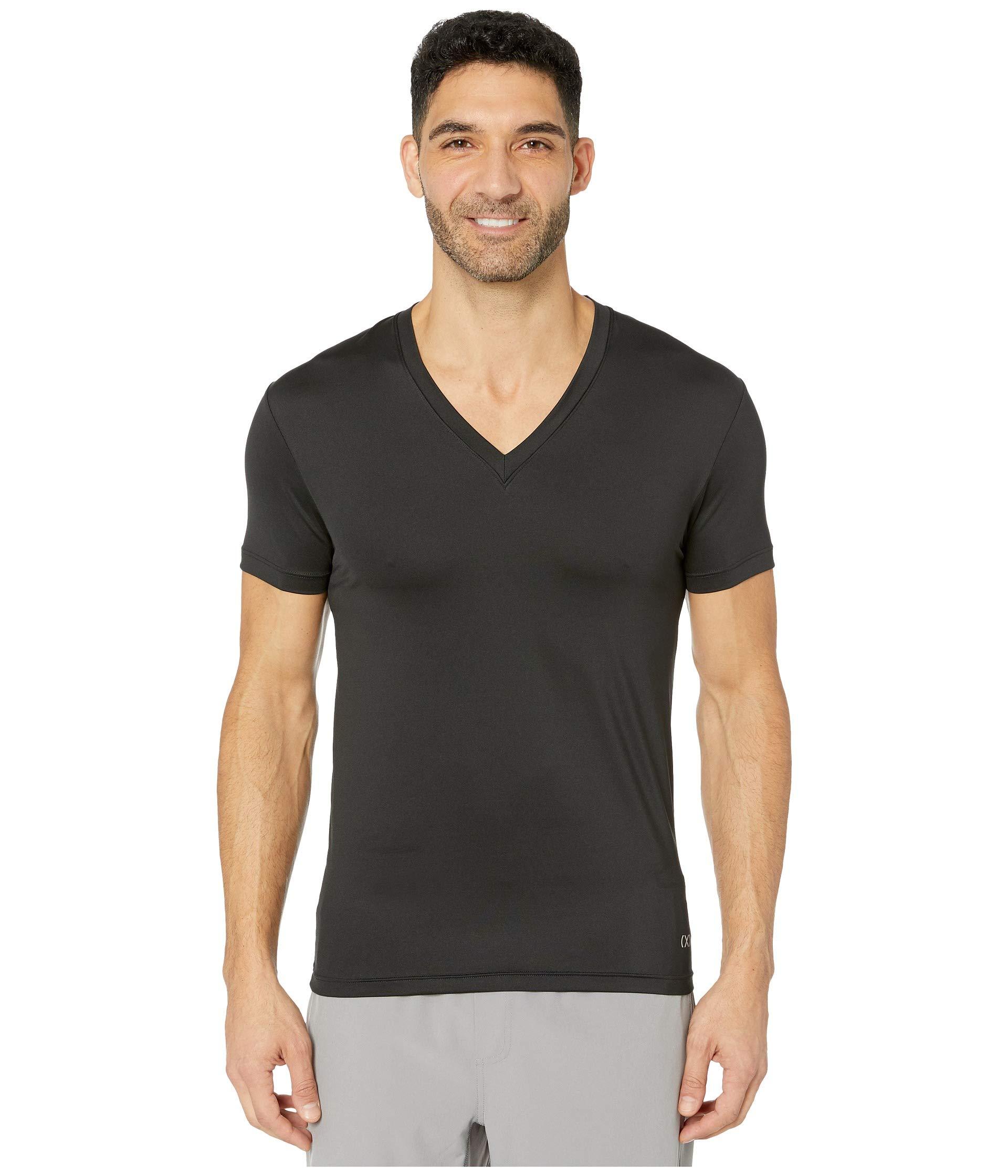 2xist Synthetic 2(x)ist Sterling Speed Dri Deep V-neck in Black for Men ...