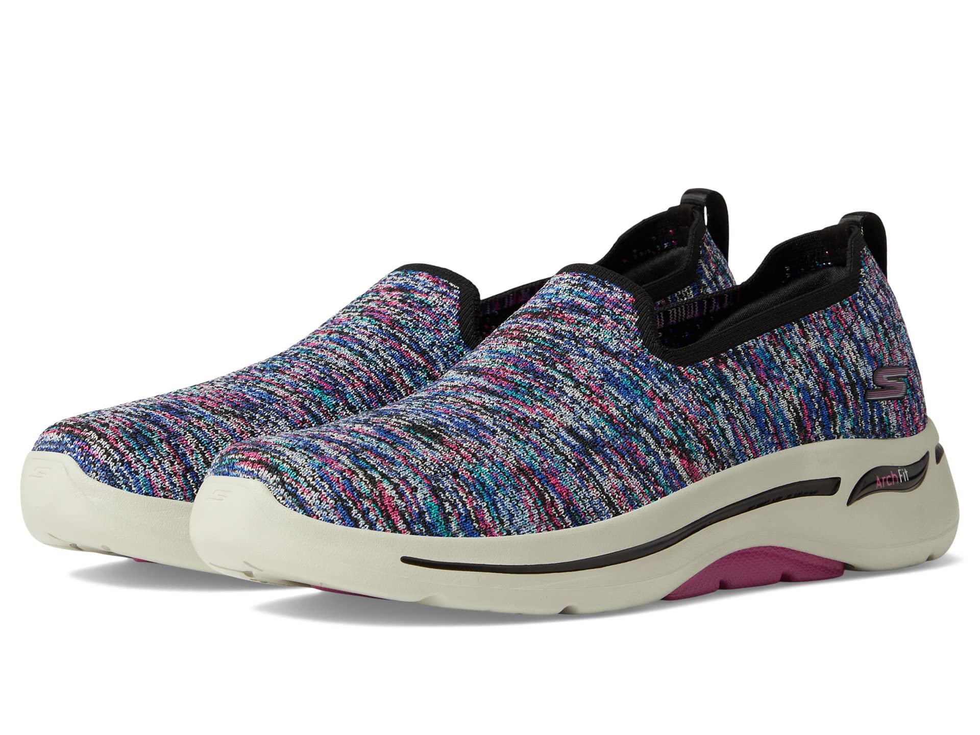 Skechers Go Walk Arch Fit Multicolored Knit in Blue Lyst
