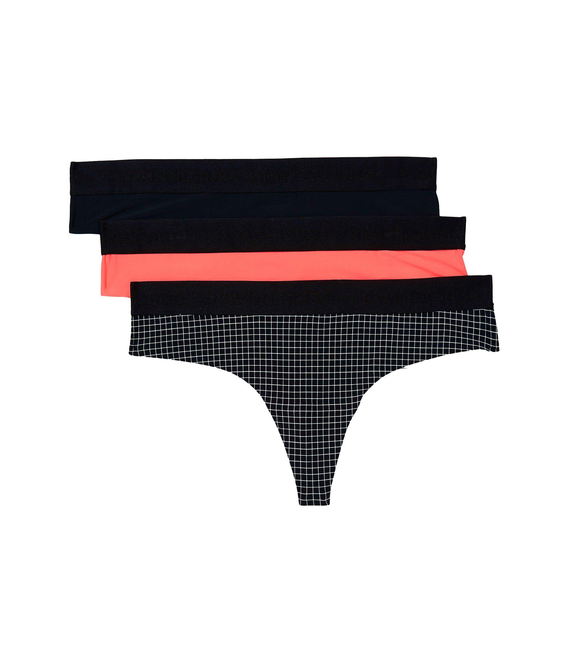 New Balance Womens NB Premium Performance Thong 3-Pack of Underwear