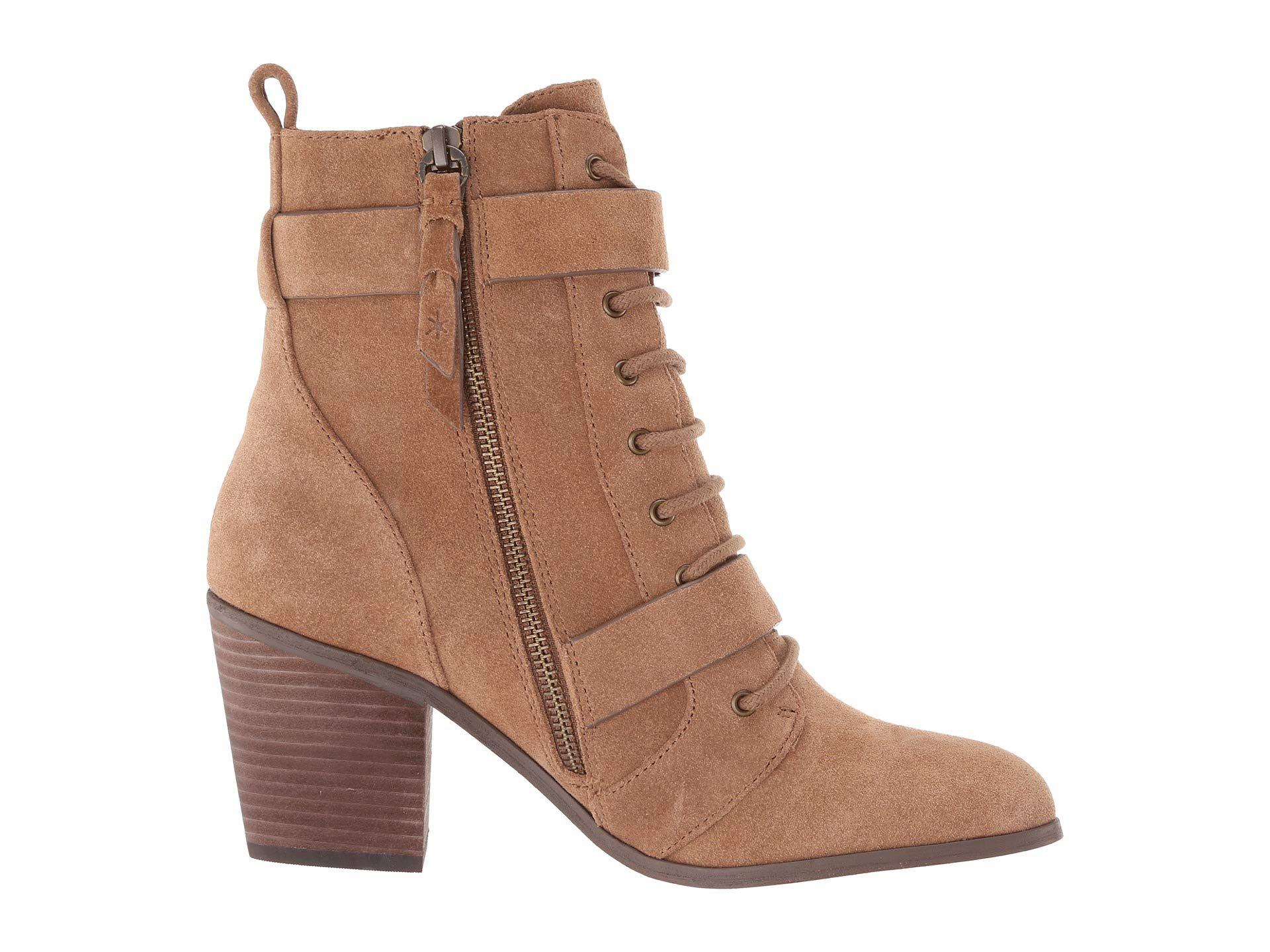 splendid carleton buckle leather booties