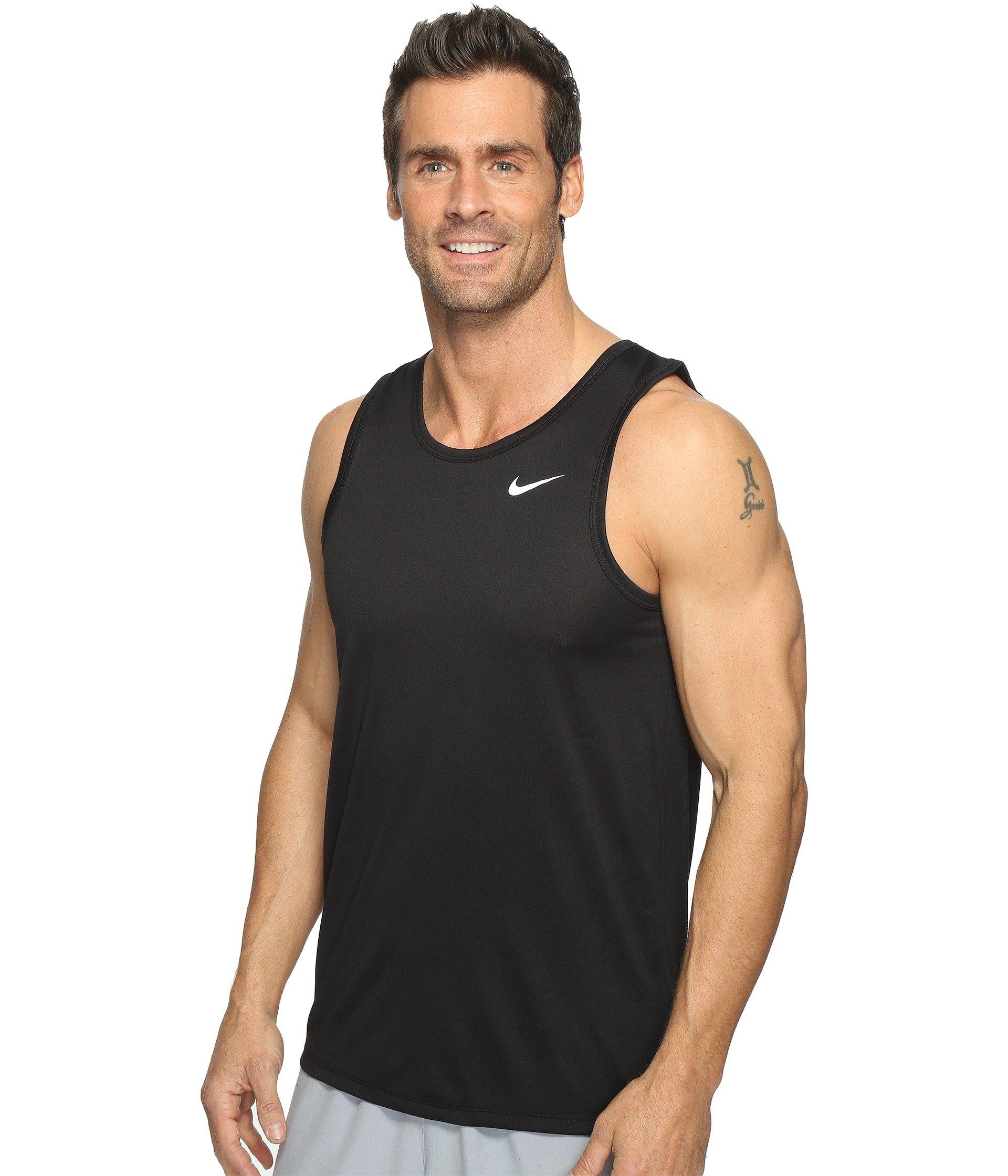 Nike Legend Tank Top (black/white) Men's Sleeveless for Men