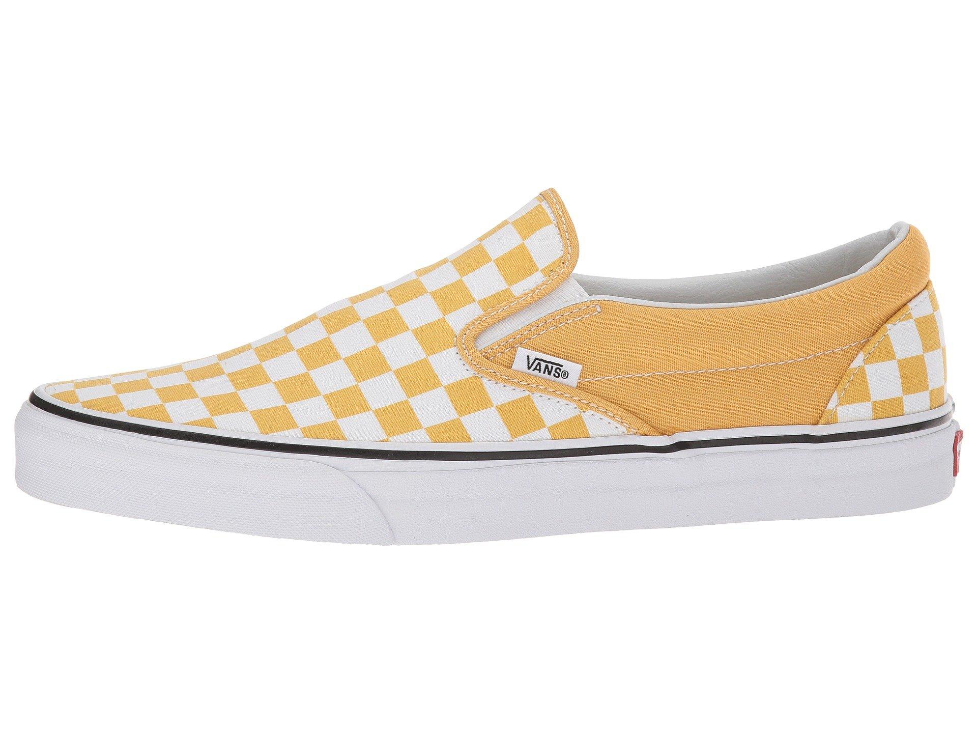 yellow gingham vans