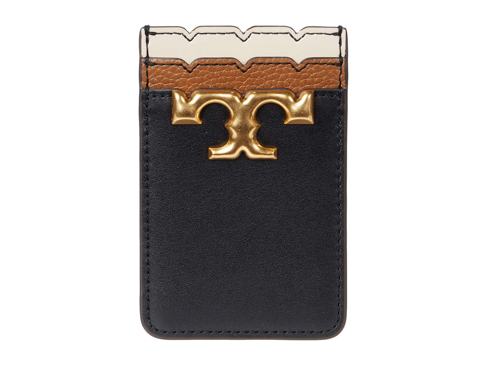 Tory Burch Eleanor Card Pocket in Black | Lyst