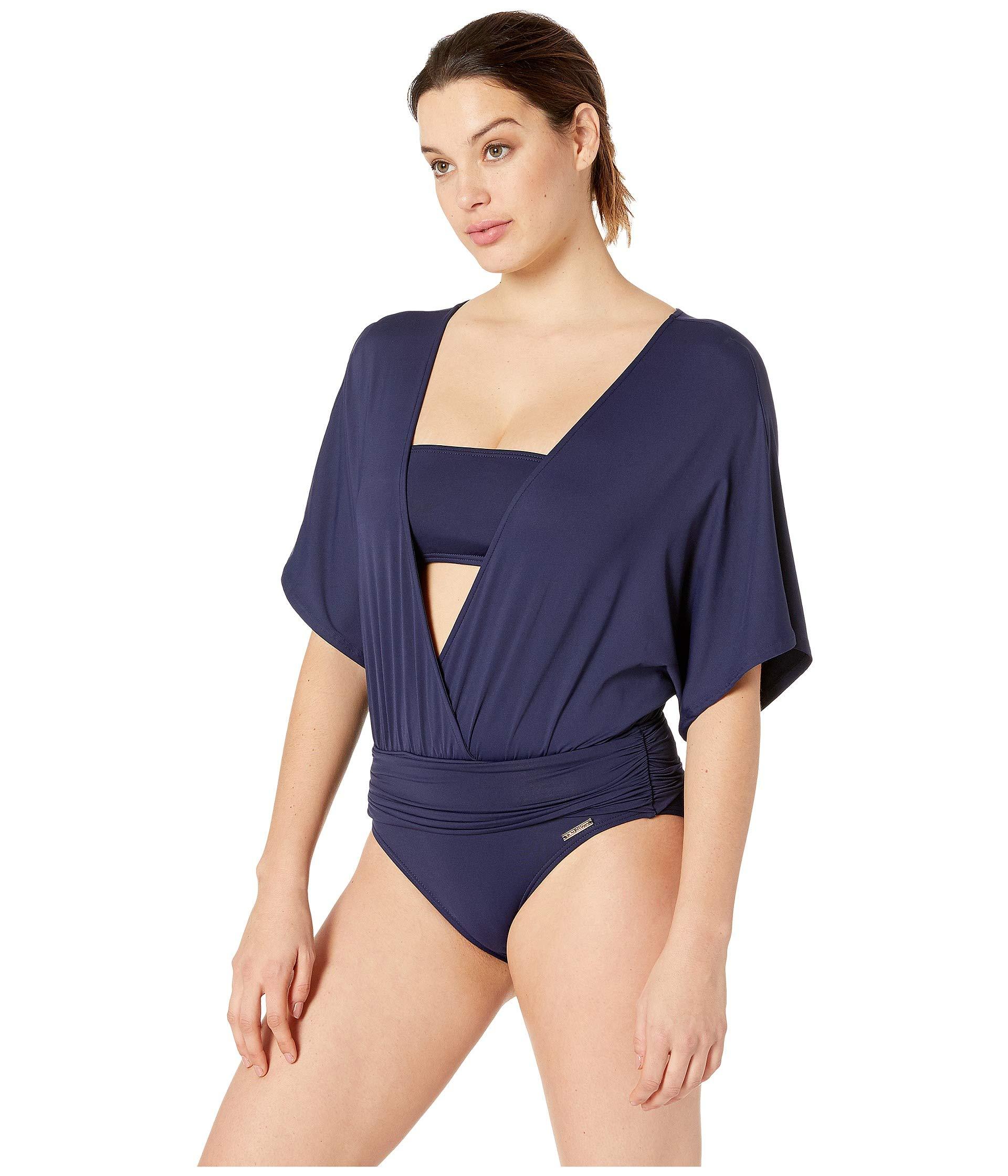 kimono sleeve one piece swimsuit