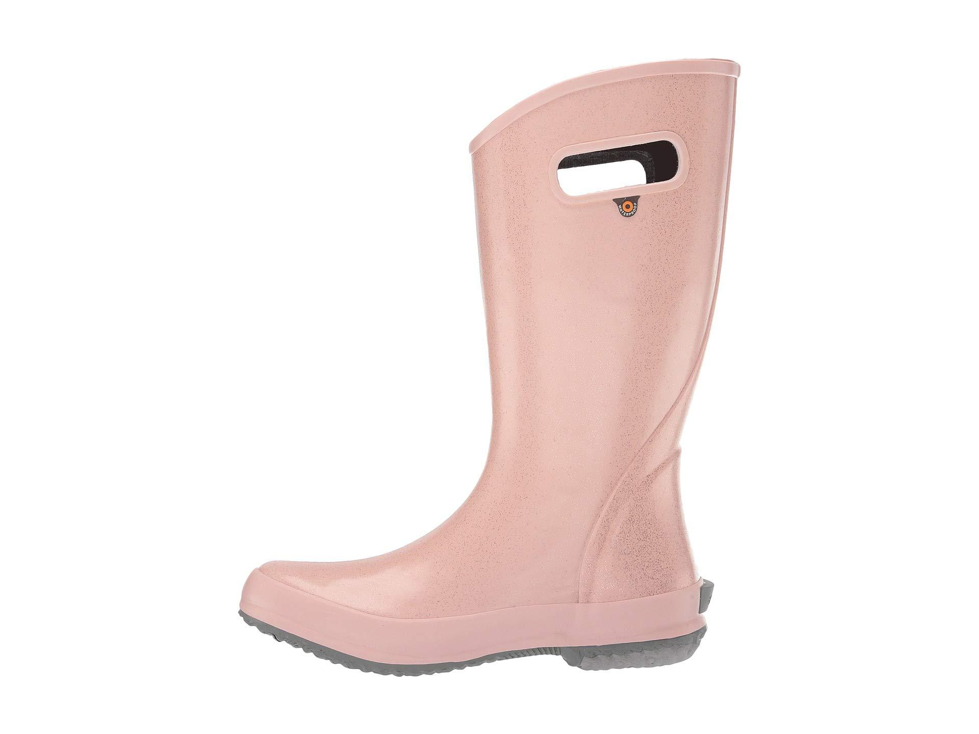 rose gold rain boots