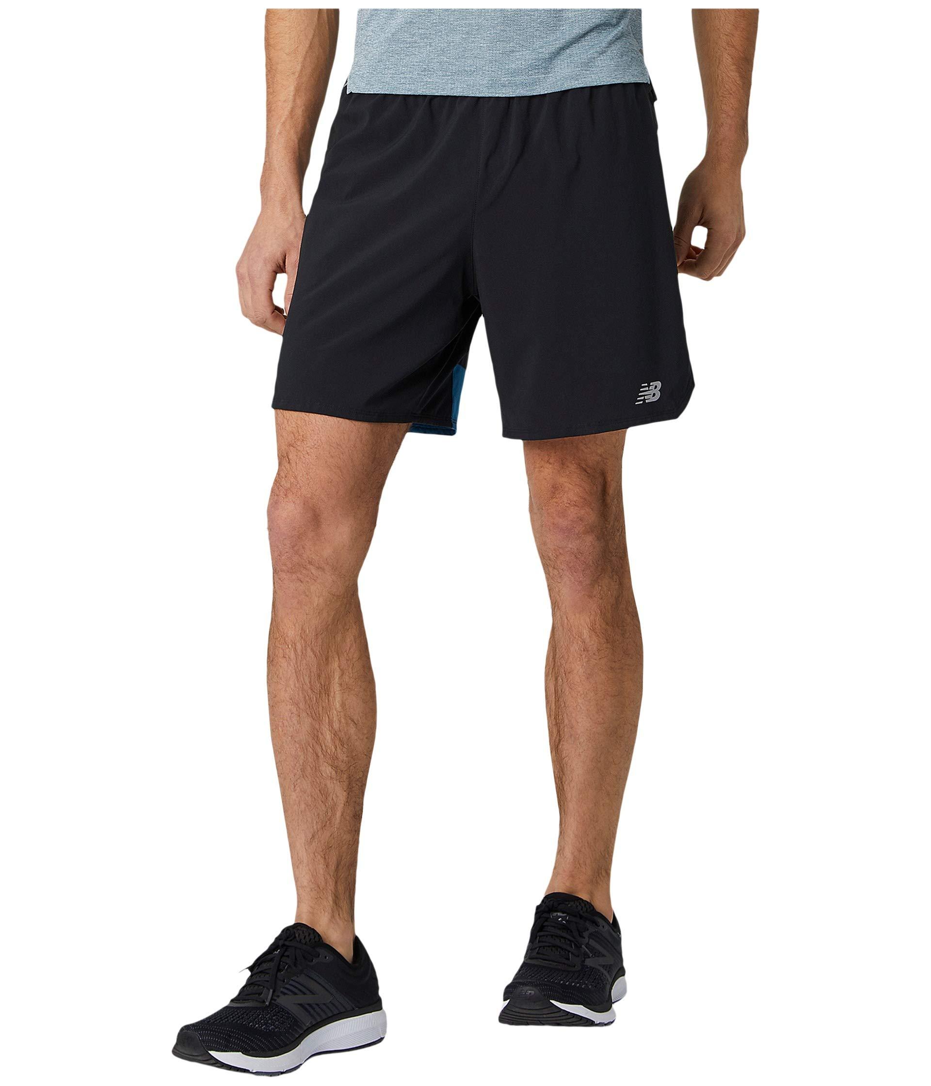 New Balance Synthetic Impact Run 7inch Shorts in Blue for Men Lyst