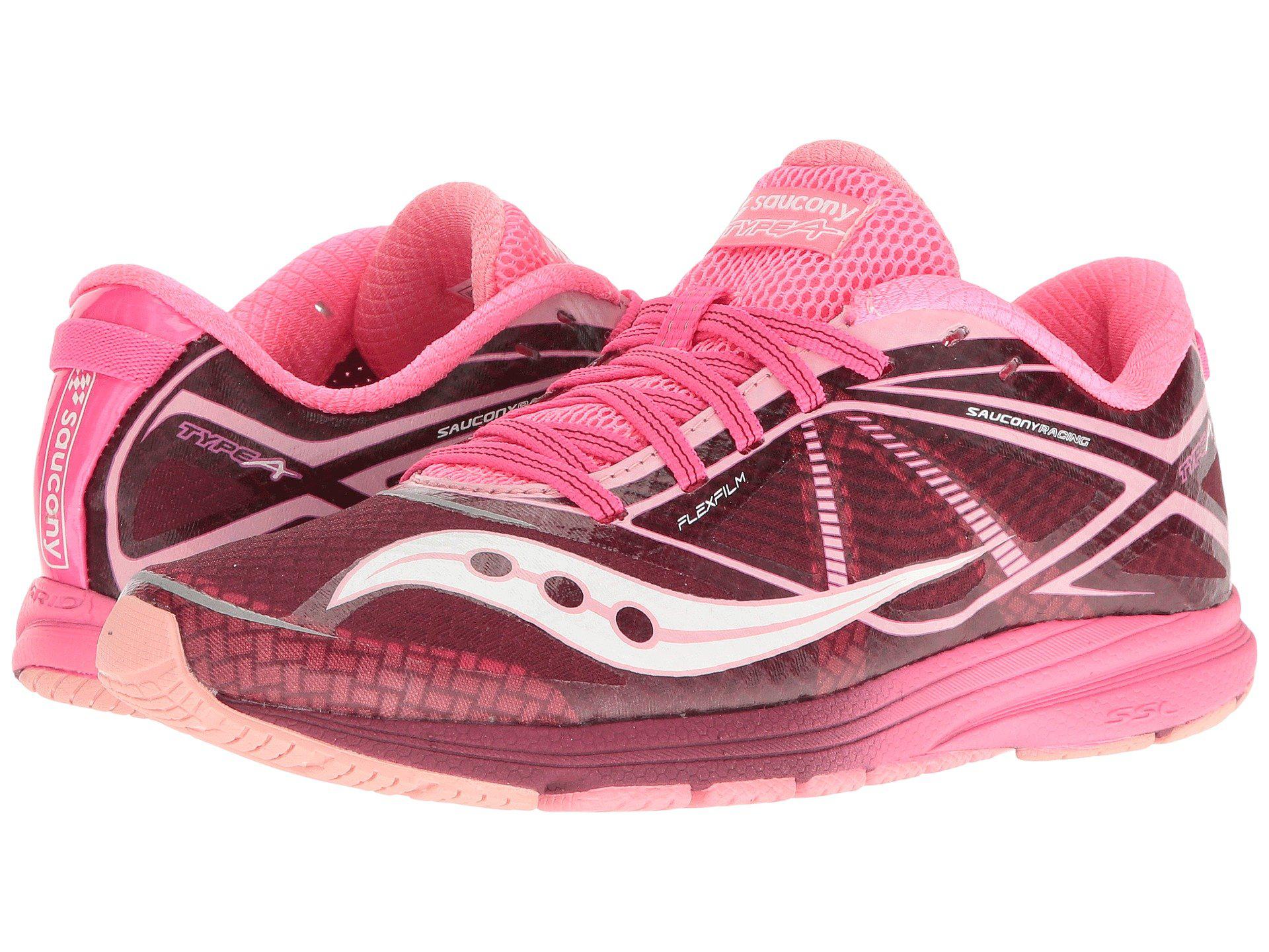 Saucony Synthetic Type A in Pink/Purple 
