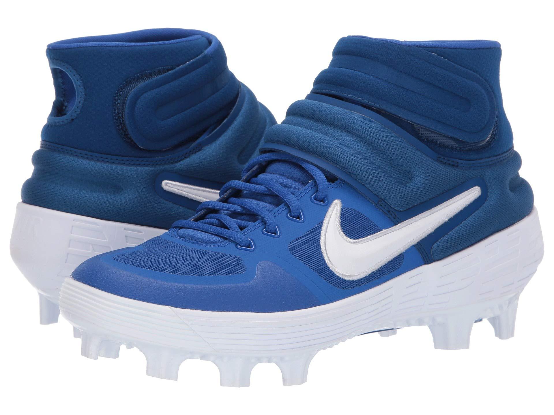 nike men's alpha huarache elite 2 mid mcs molded cleats