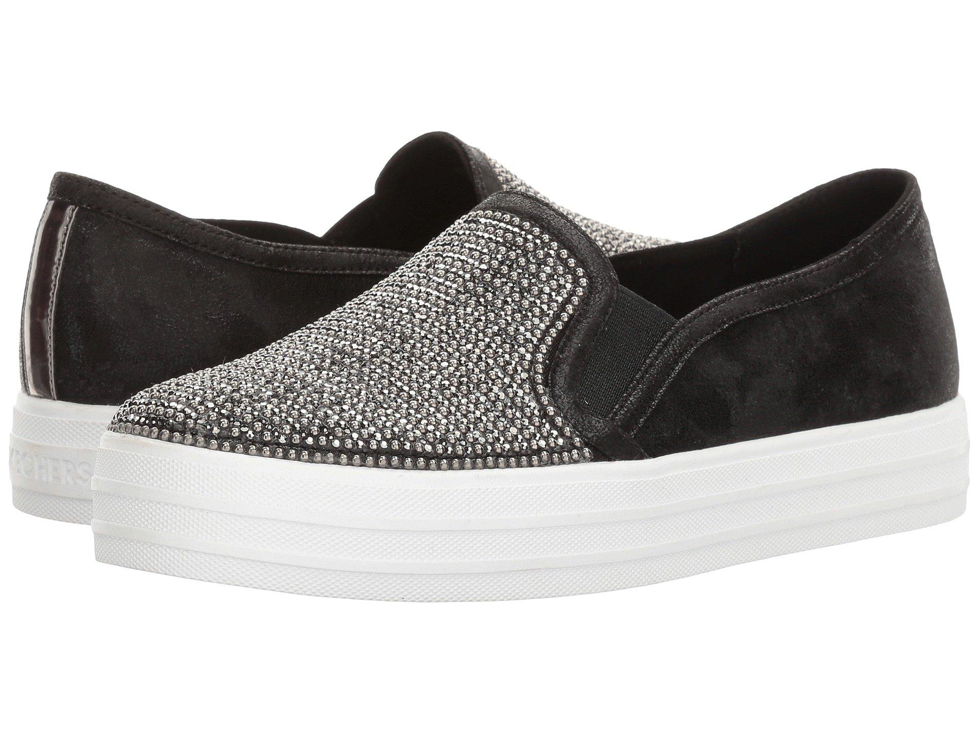 skechers shiny dancer black