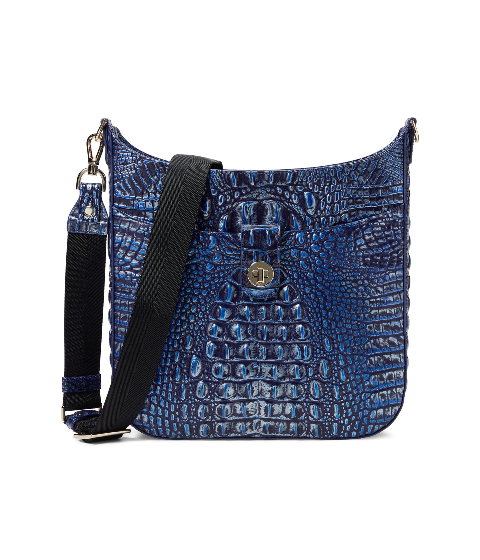 Brahmin Melbourne Leia Crossbody in Blue Lyst