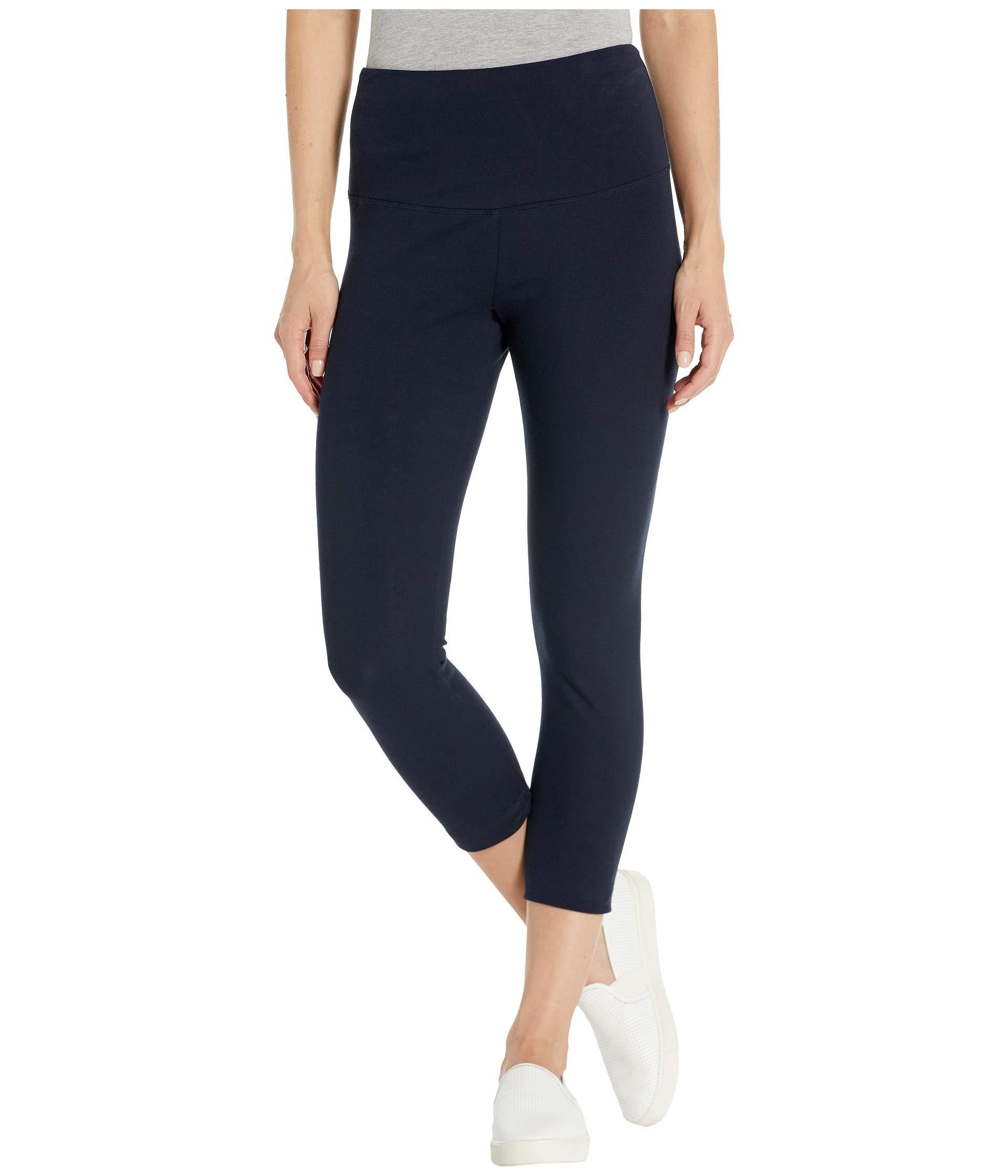 Lyssé Cropped Cotton Leggings in Navy (Blue) Lyst