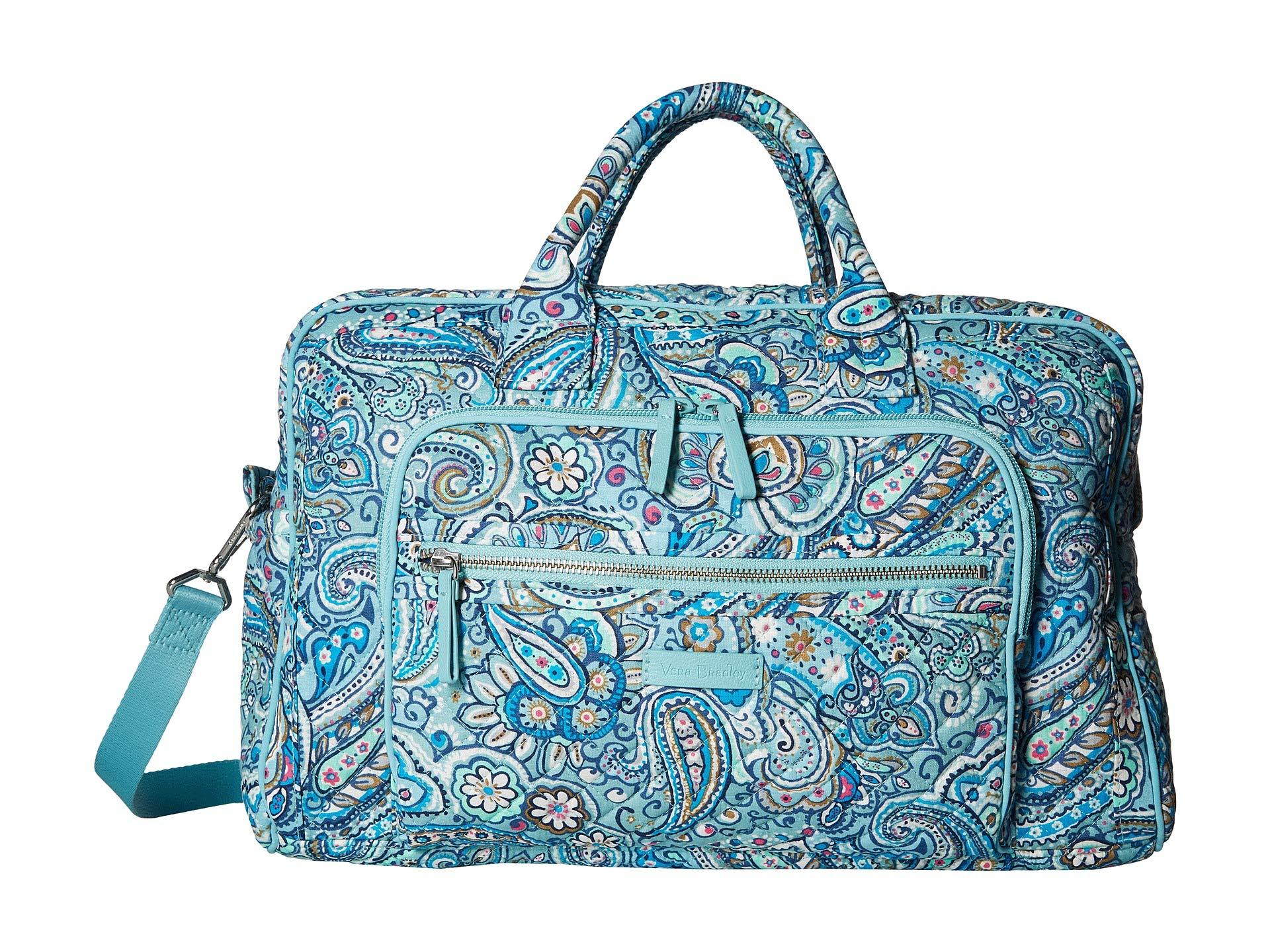 Iconic Compact Weekender Travel Bag Signature Cotton Iconic Compact Weekender Travel Bag Signature Cotton