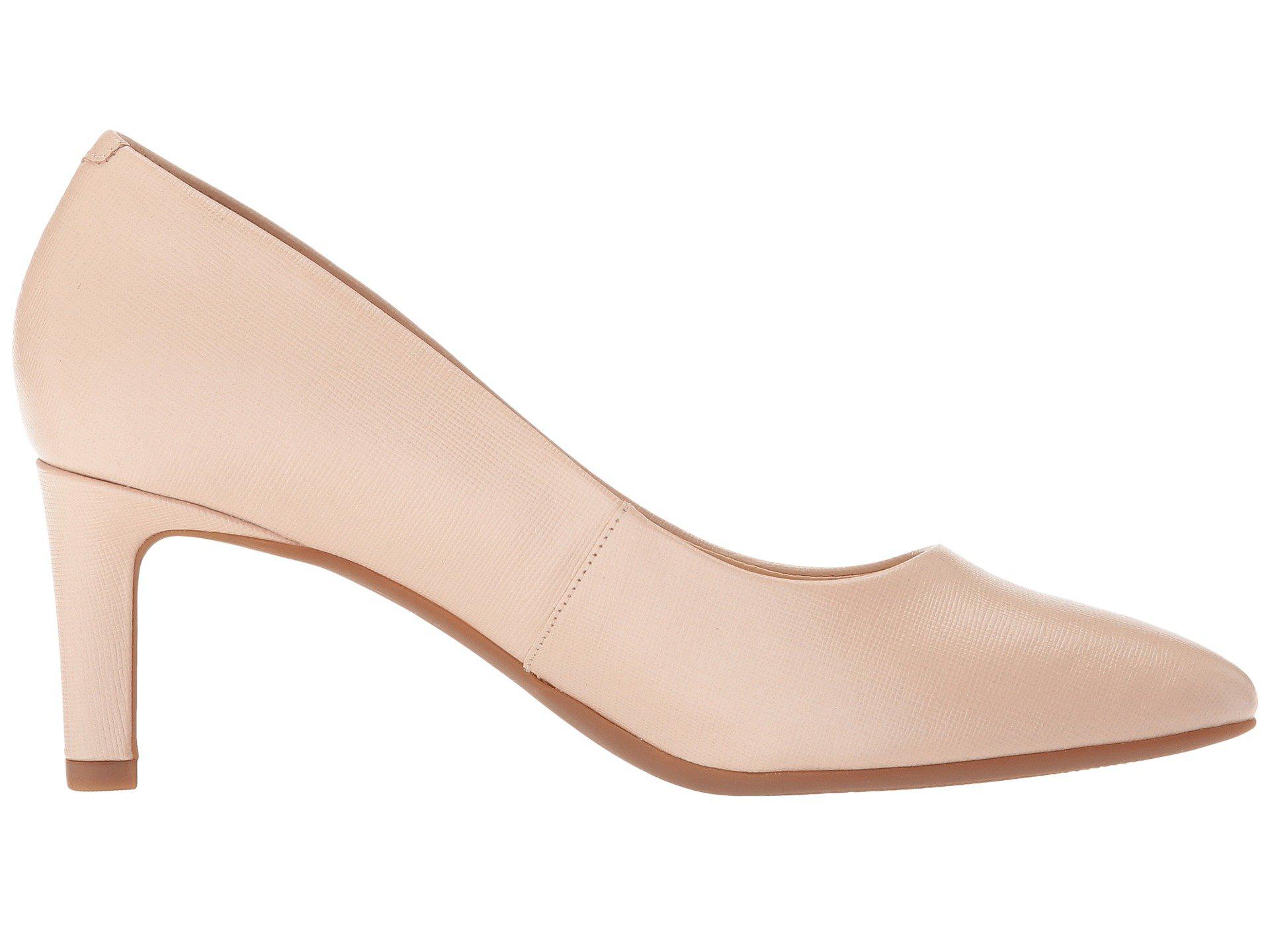 Clarks Calla Rose Pump in Cream Patent Leather (Natural) - Save 65% - Lyst