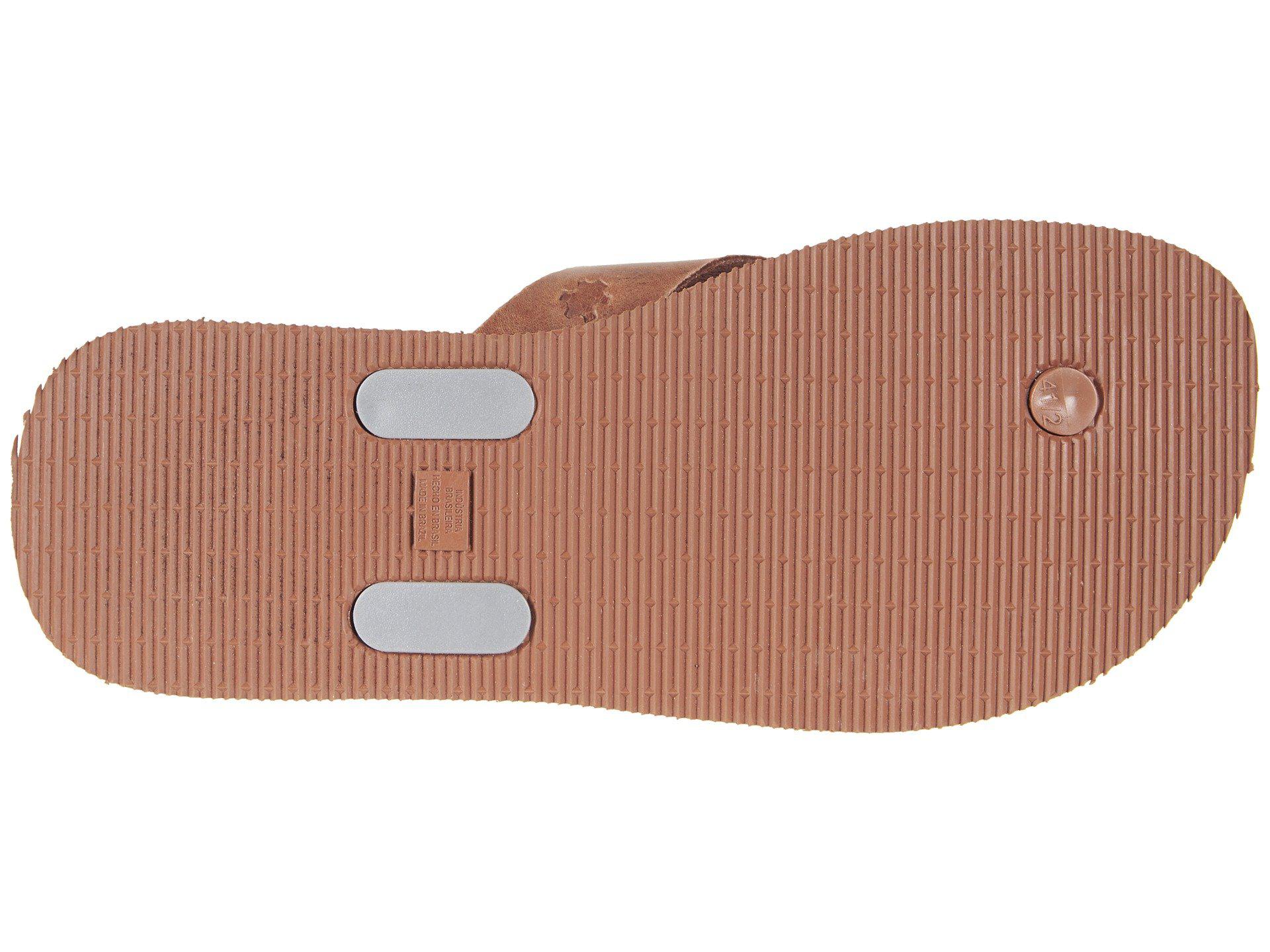brown havaianas flip flops mens