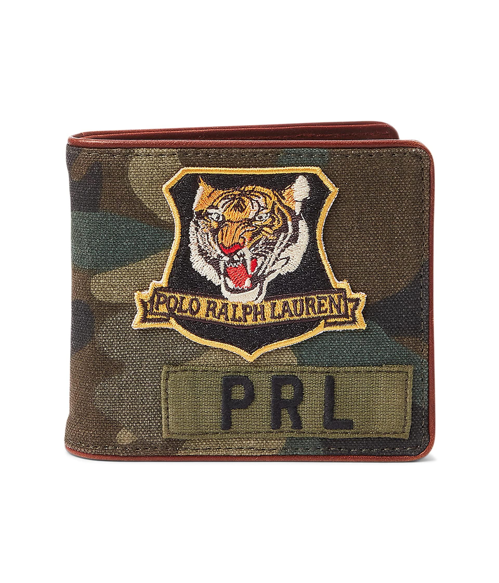 Polo Ralph Lauren Tiger-patch Billfold Wallet in Metallic for Men | Lyst