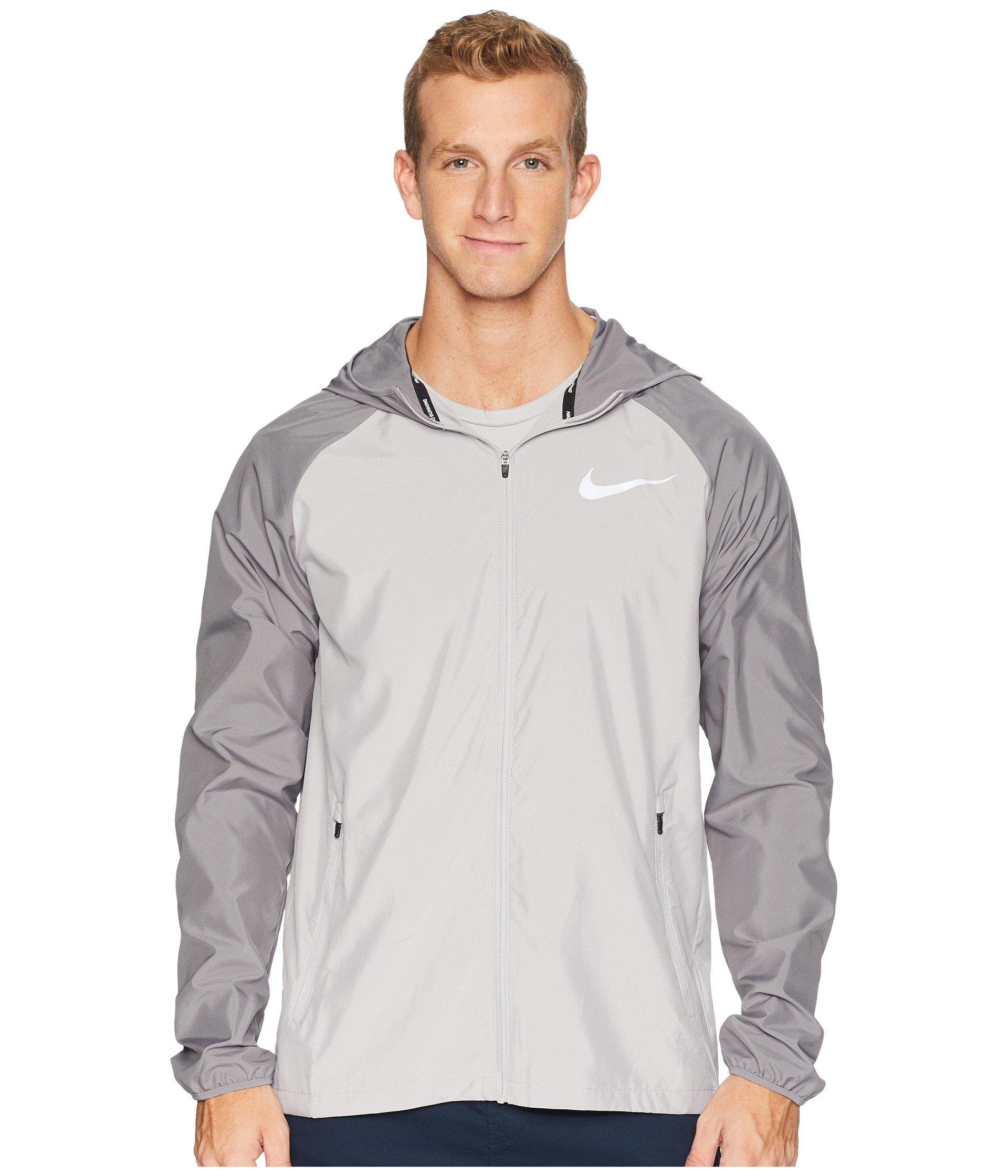 Buy men's hooded running jacket nike essential cheap online