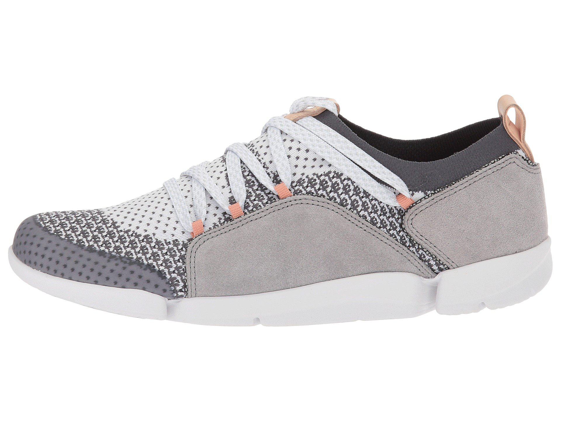 Clarks Suede Tri Amelia (grey Combination) Women's Shoes in Gray Lyst