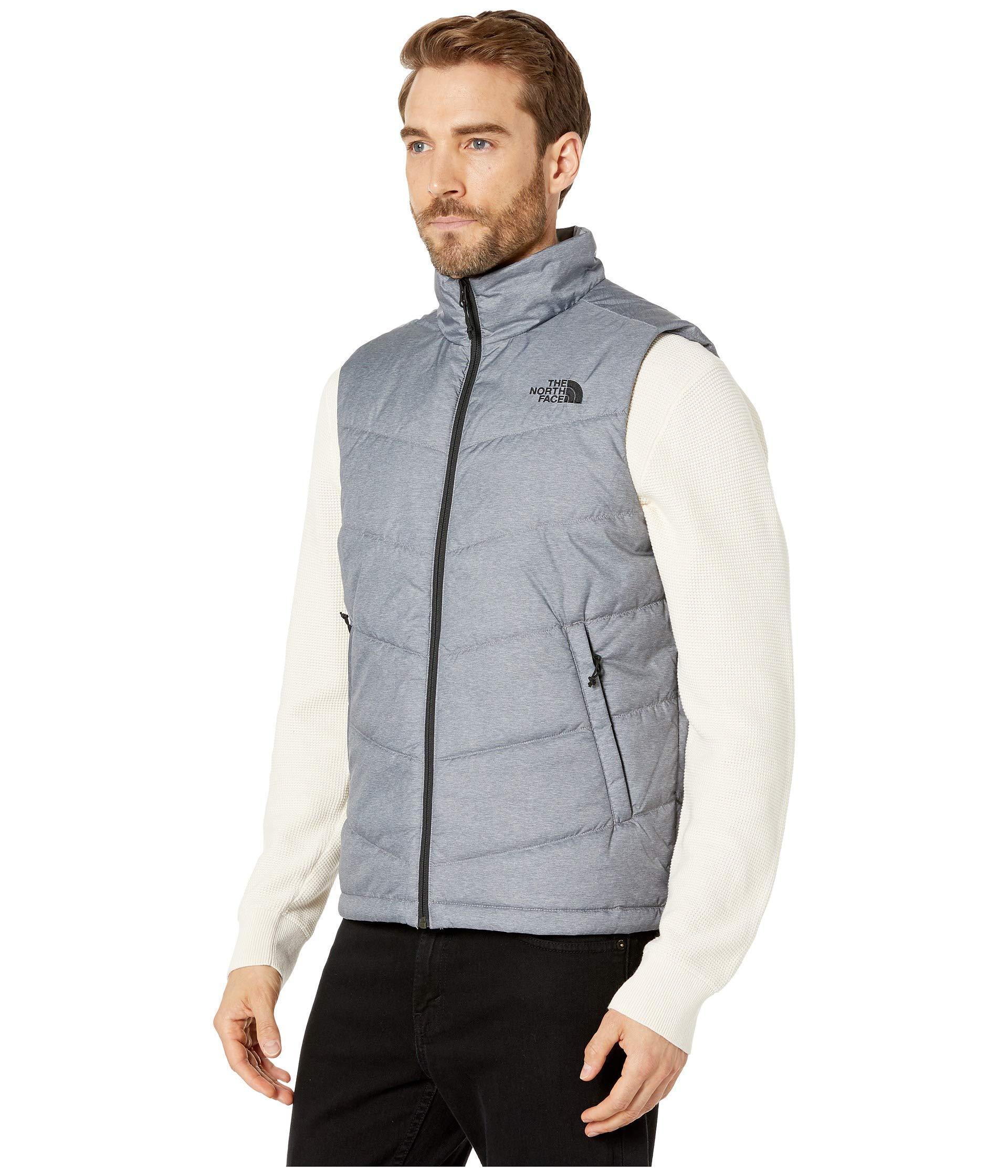 The North Face Synthetic Junction Insulated Vest in Gray for Men - Lyst