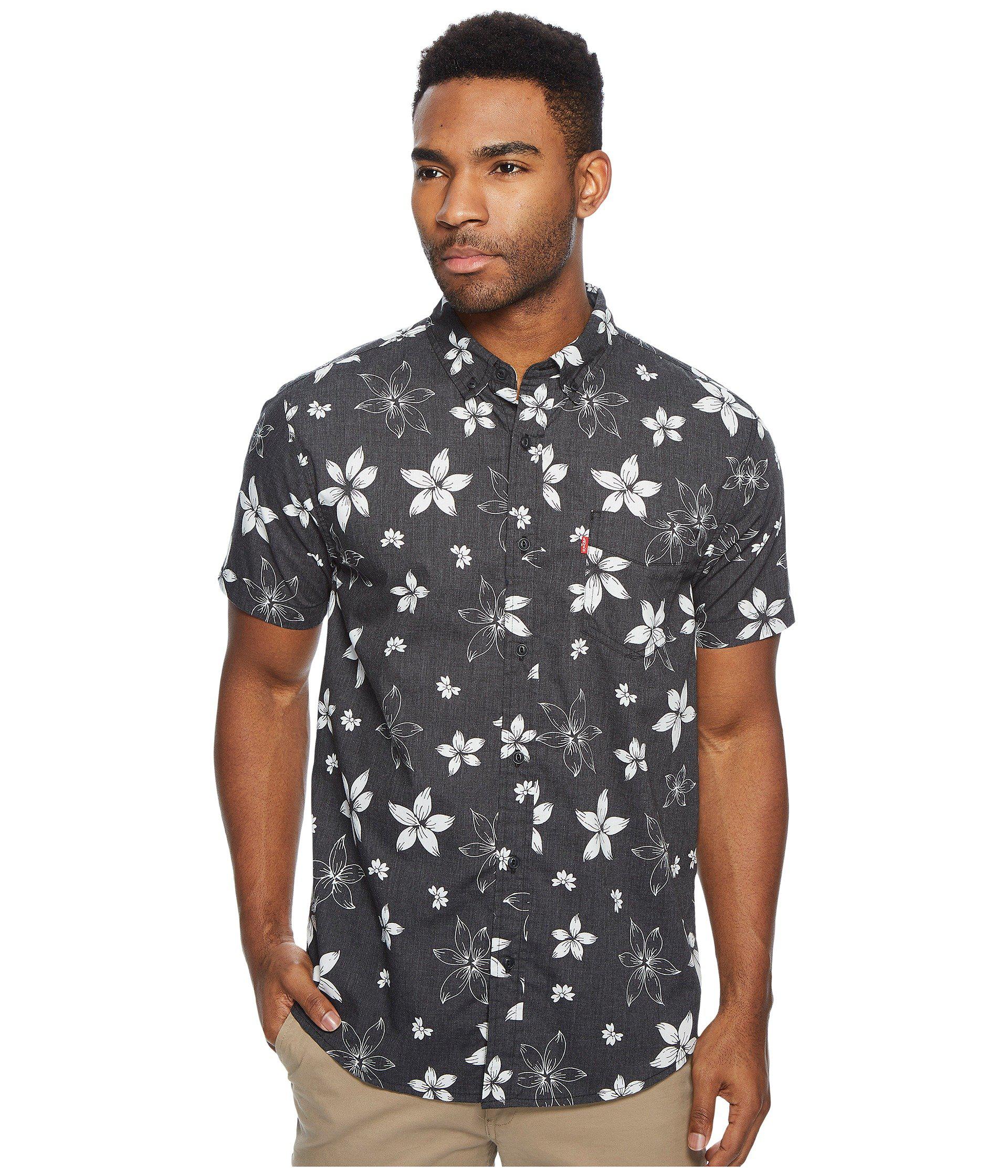 levi's short sleeve shirts mens