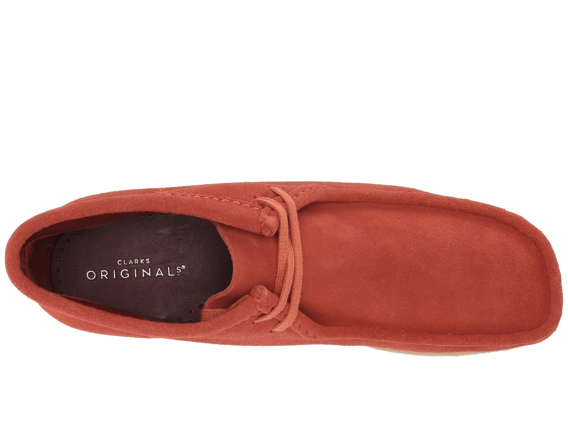 clarks wallabee burnt orange