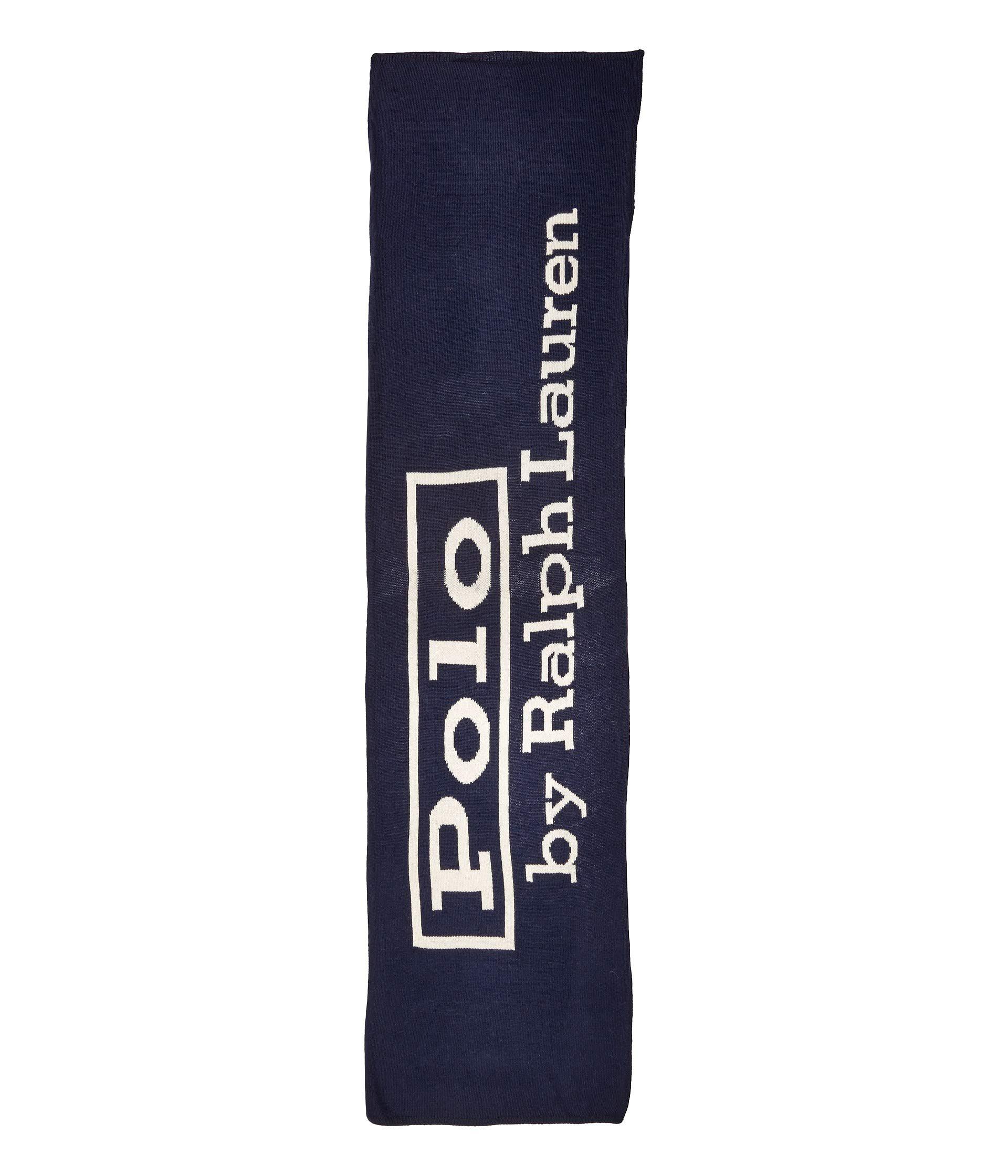 polo label scarf