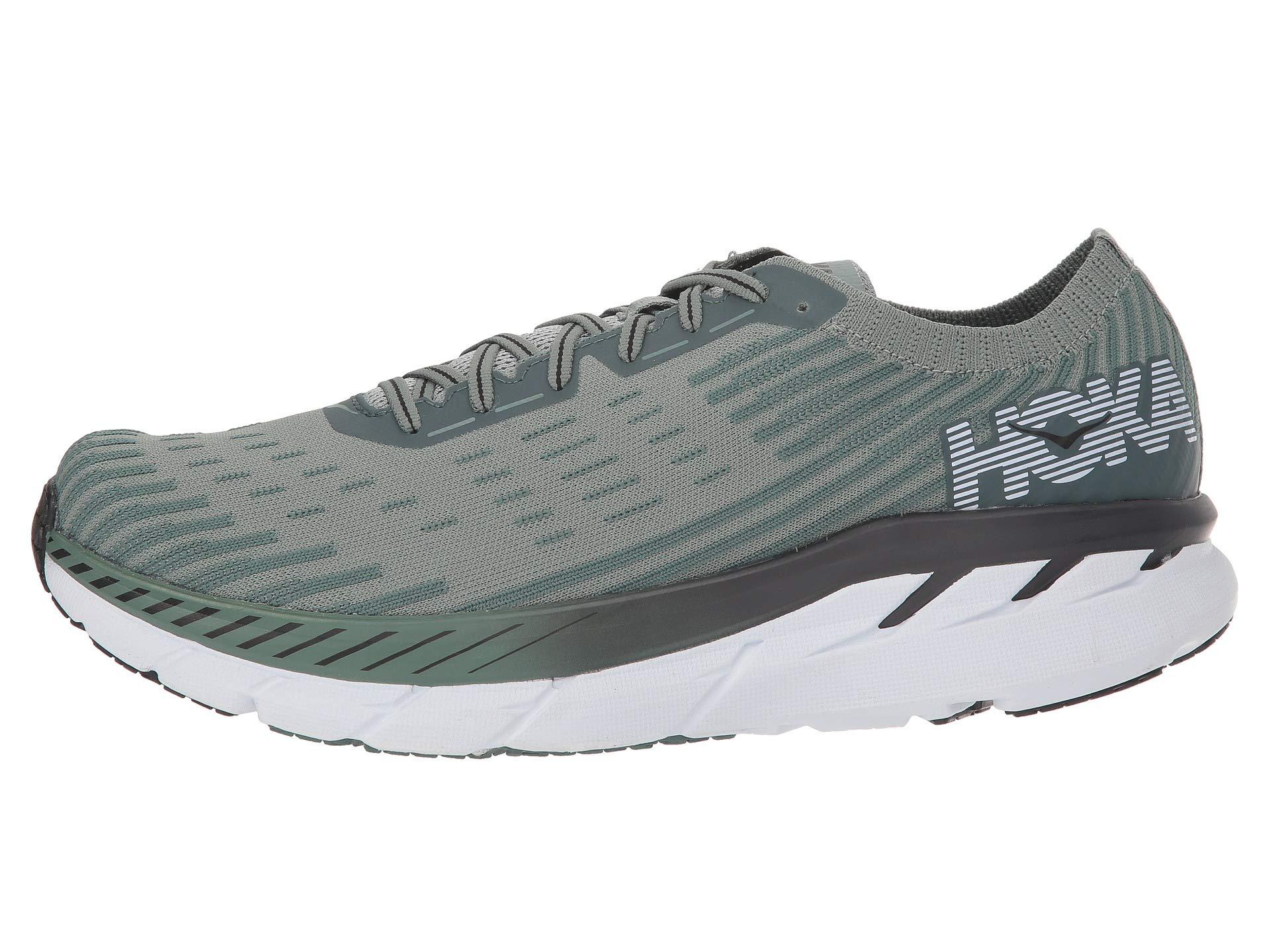 Hoka One One Rubber Clifton 5 Knit (frost Gray/pavement