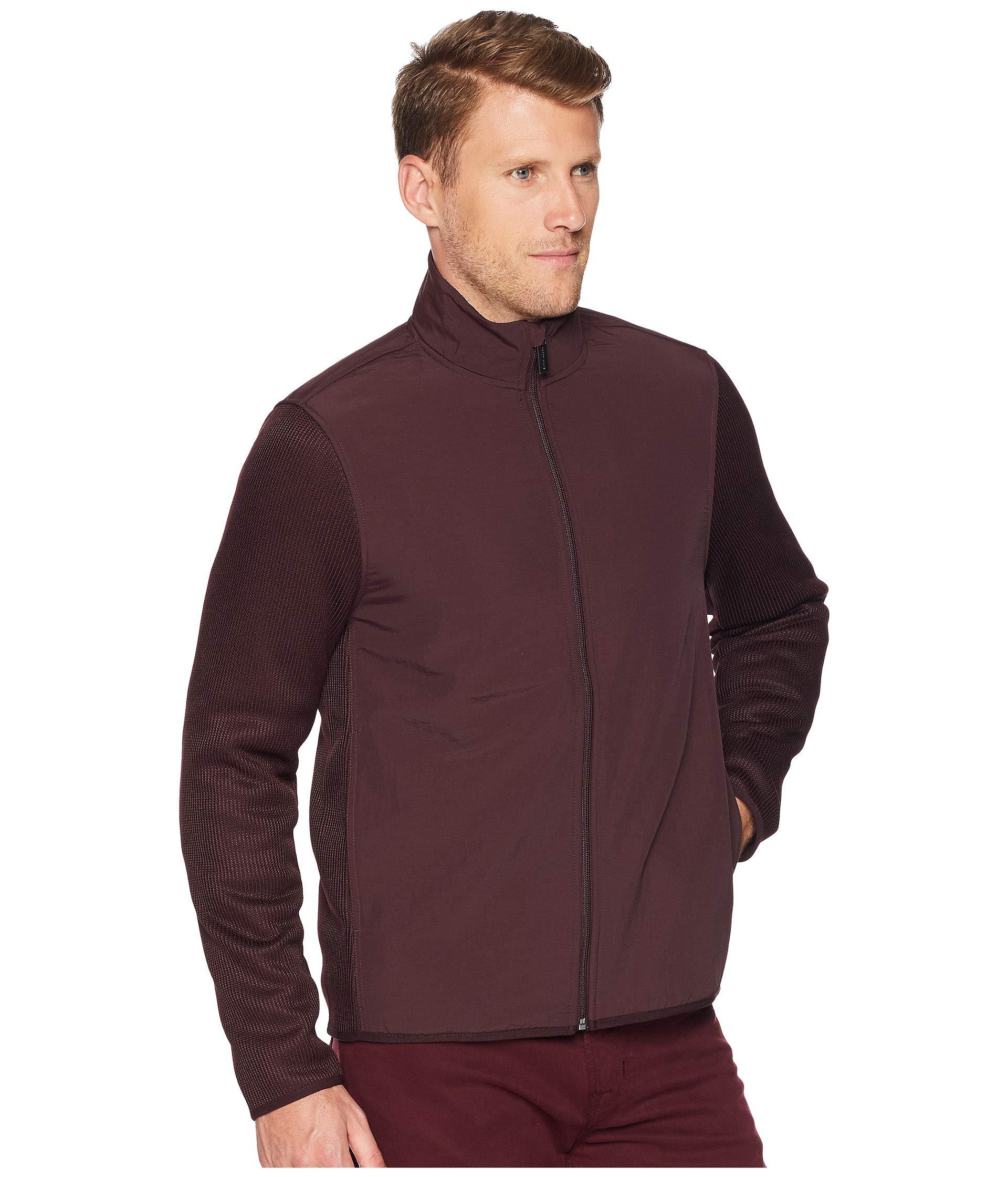 Perry Ellis Mens Big and Tall Lightweight Stretch Fleece Jacket