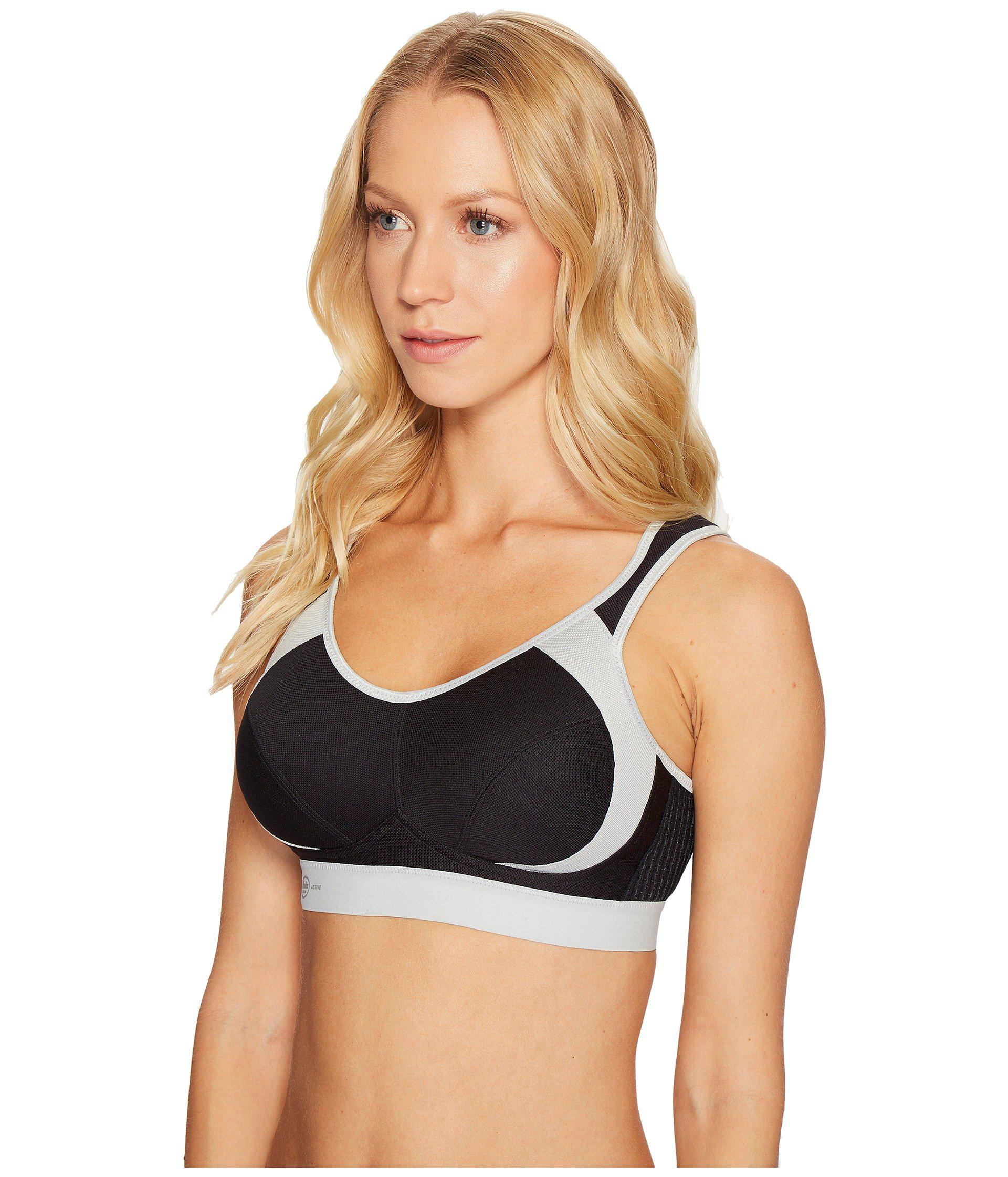 Anita Synthetic Extreme Control Soft Cup Sports Bra 5527 in Black Lyst