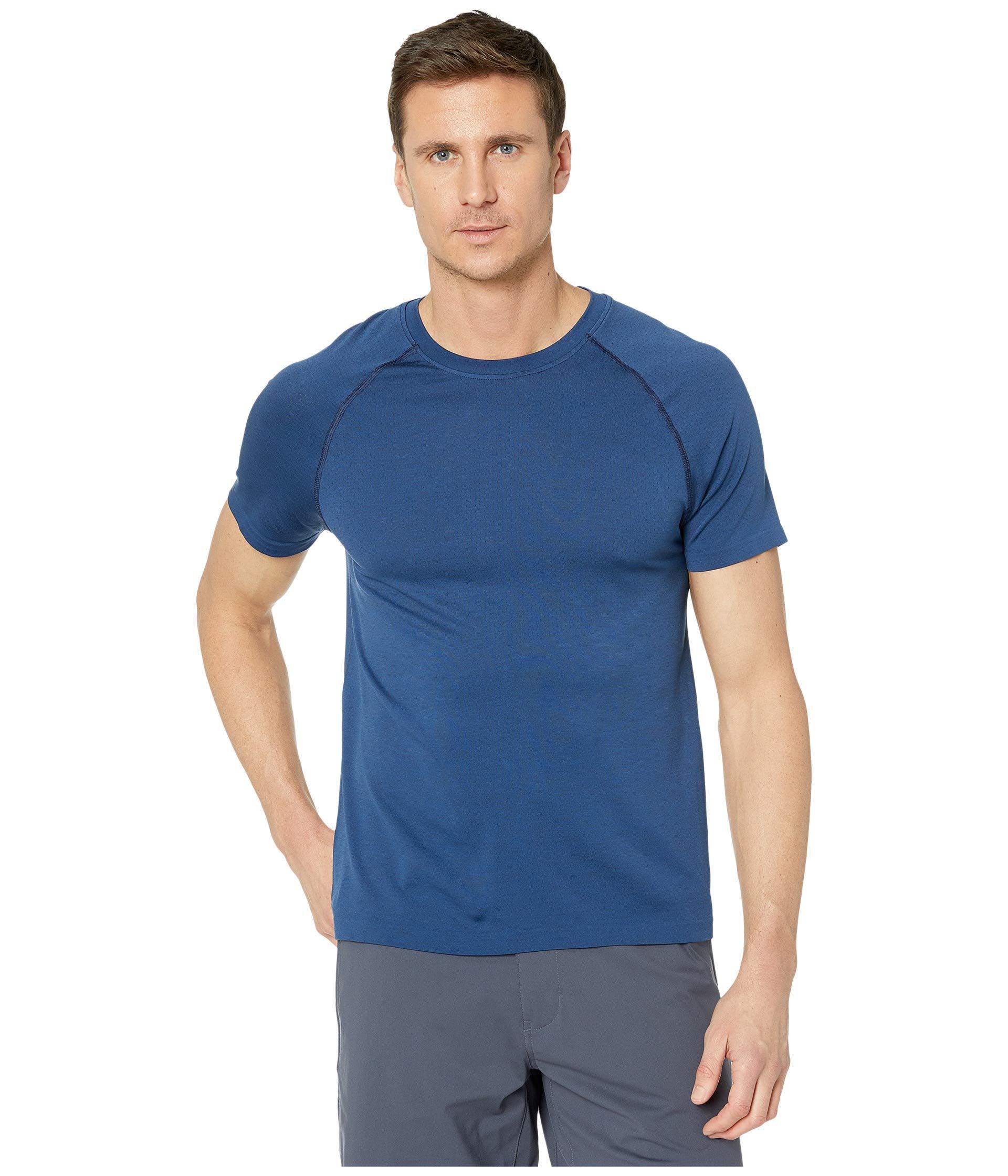Rhone Synthetic Reign Tech Short Sleeve in Blue for Men - Lyst
